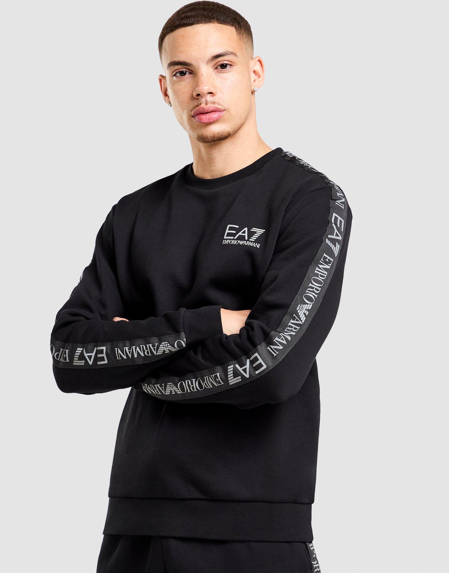 EA7 Emporio Armani Reflective Tape Crew Tracksuit