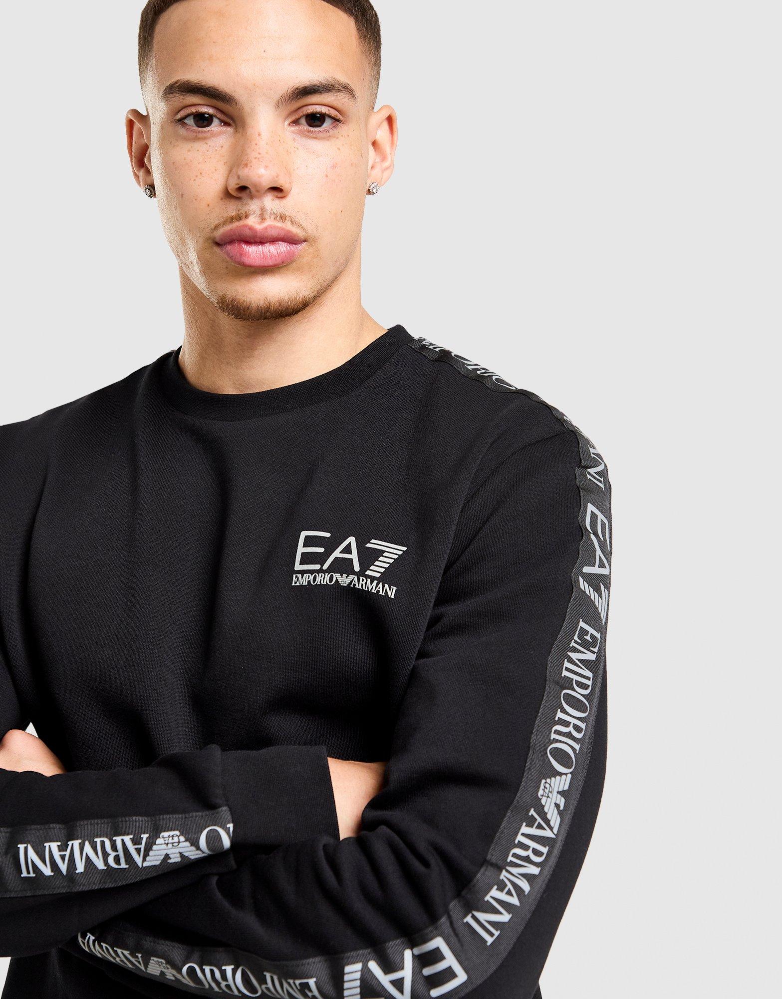 EA7 Emporio Armani Reflective Tape Crew Tracksuit