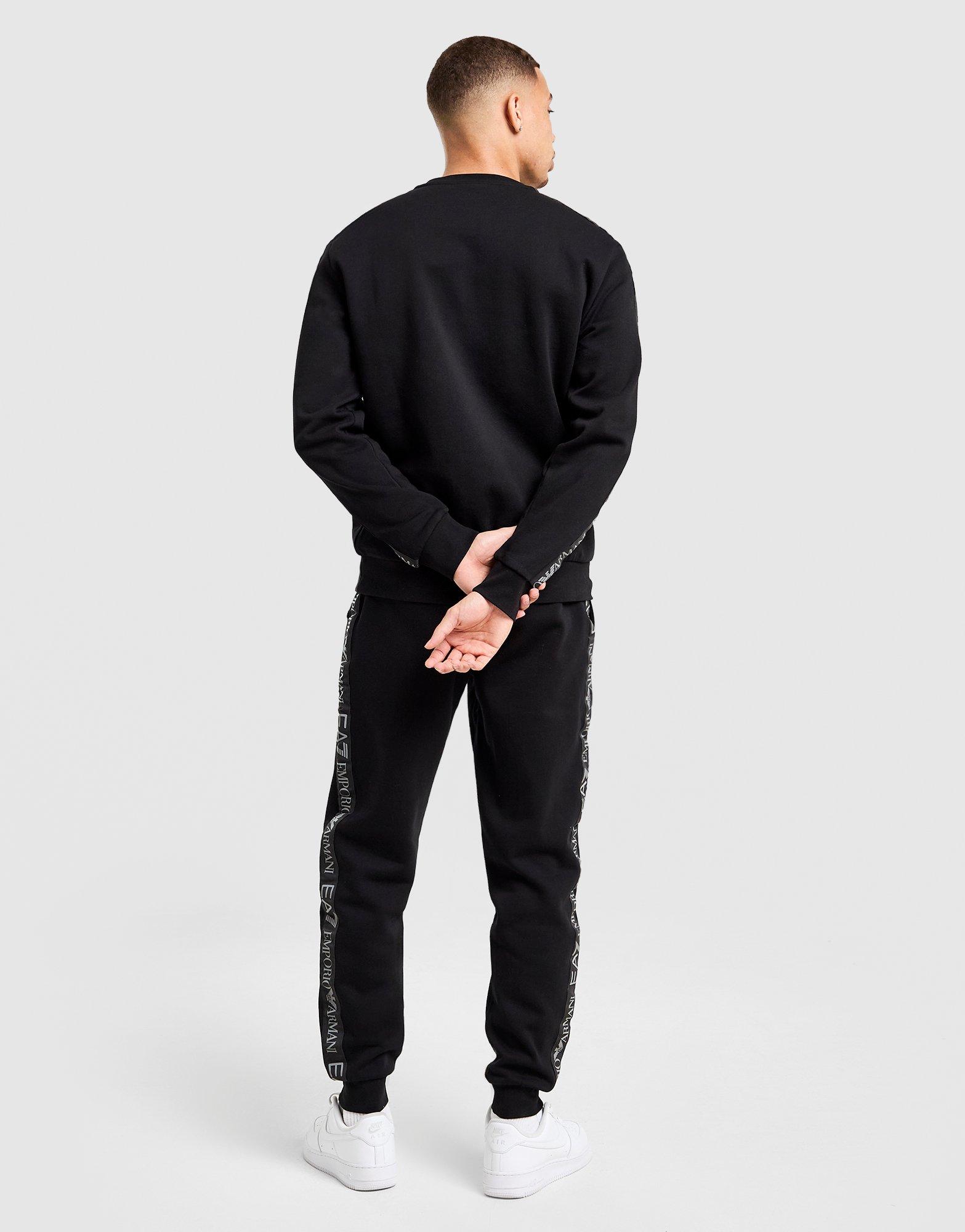EA7 Emporio Armani Reflective Tape Crew Tracksuit