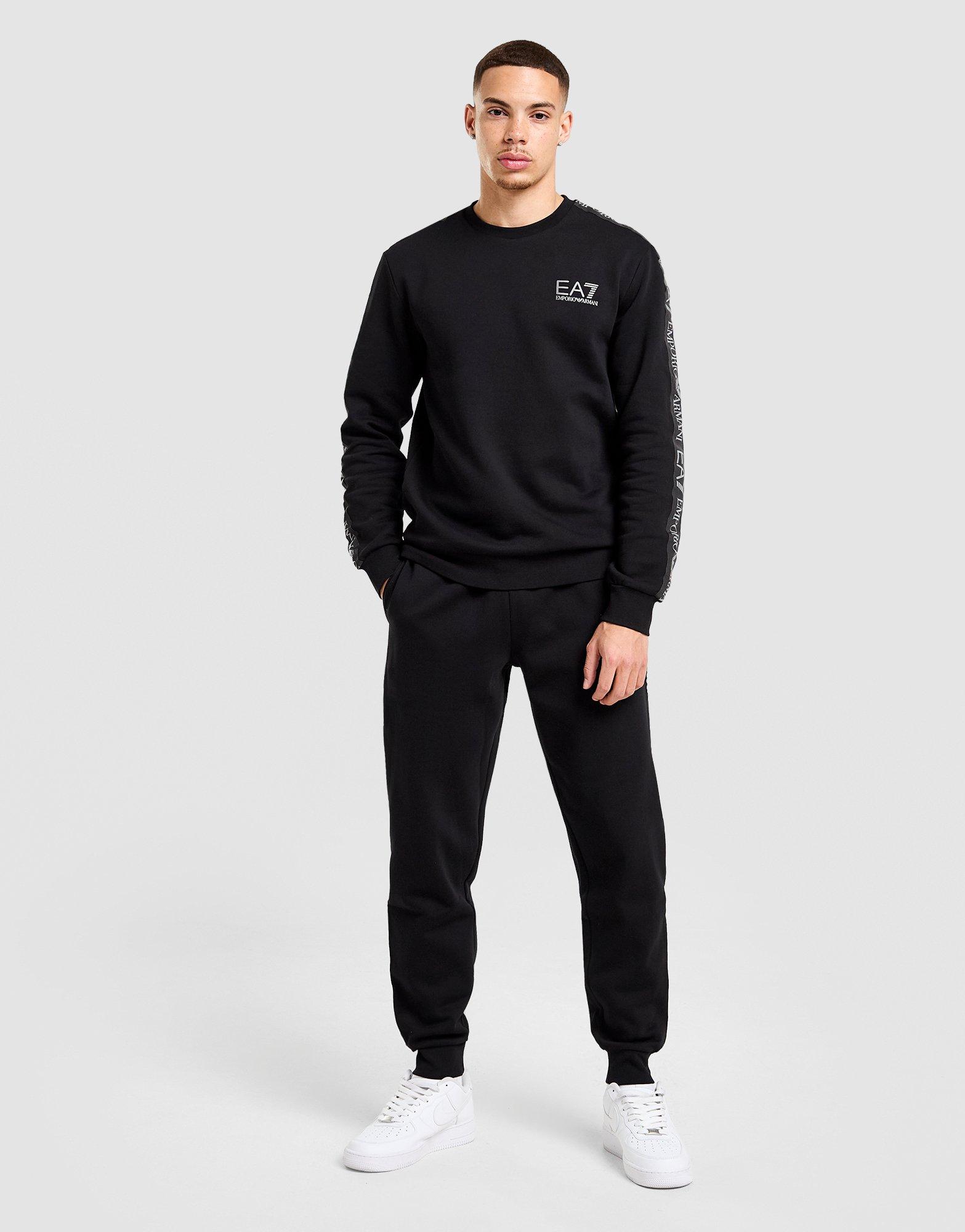 EA7 Emporio Armani Reflective Tape Crew Tracksuit