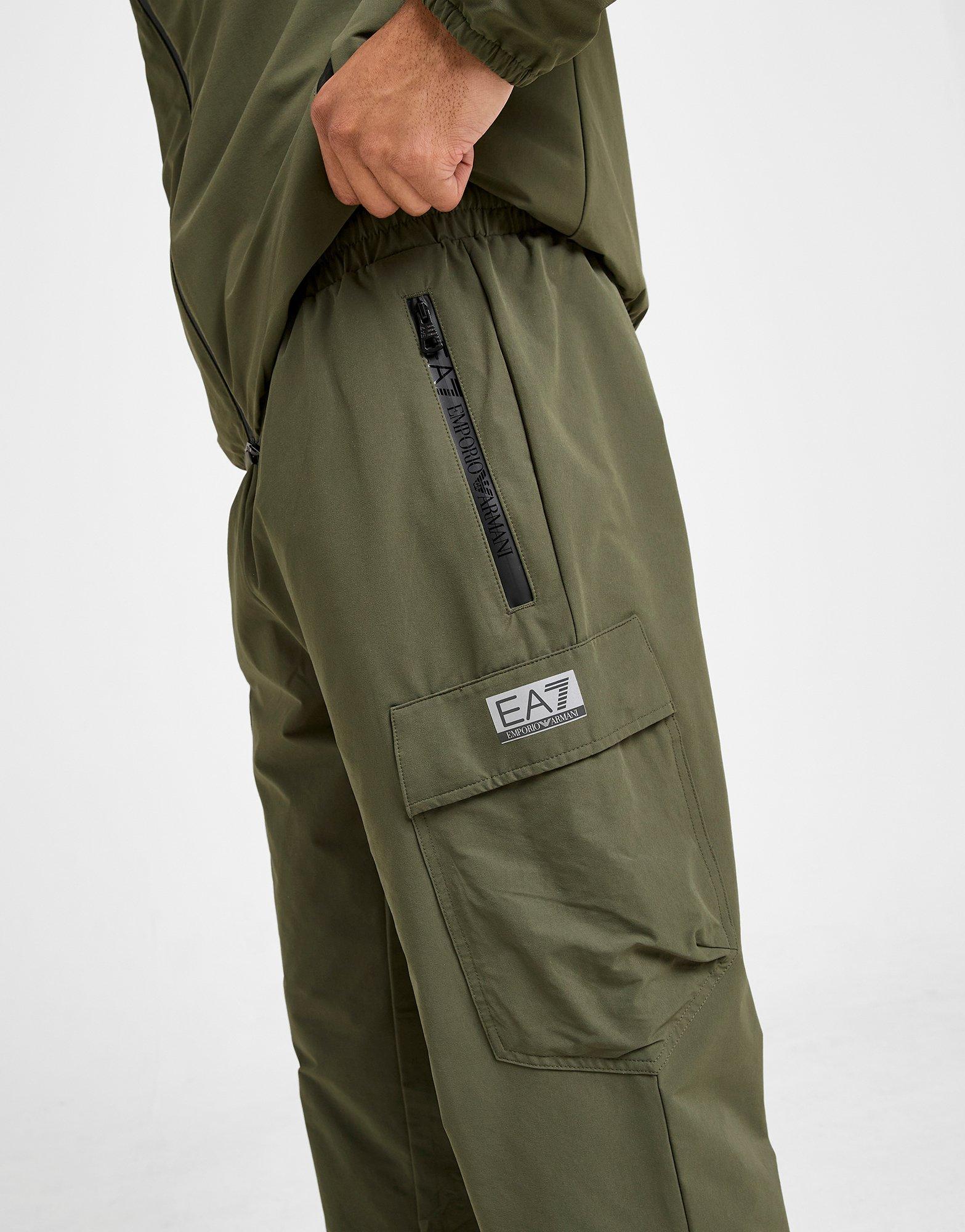 EA7 Emporio Armani Reflective Woven Cargo Pants