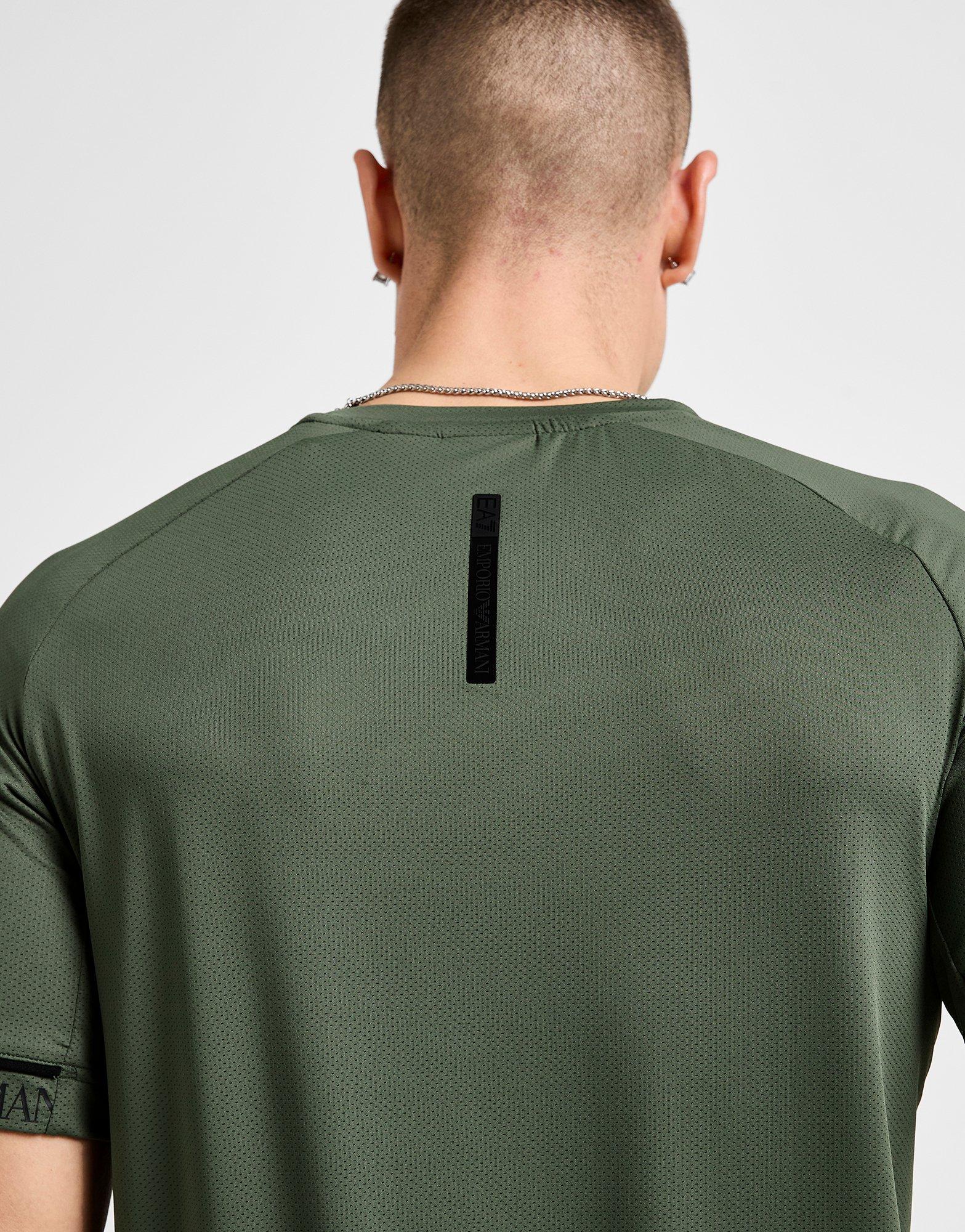 EA7 Emporio Armani Tape Sleeve Poly T-Shirt