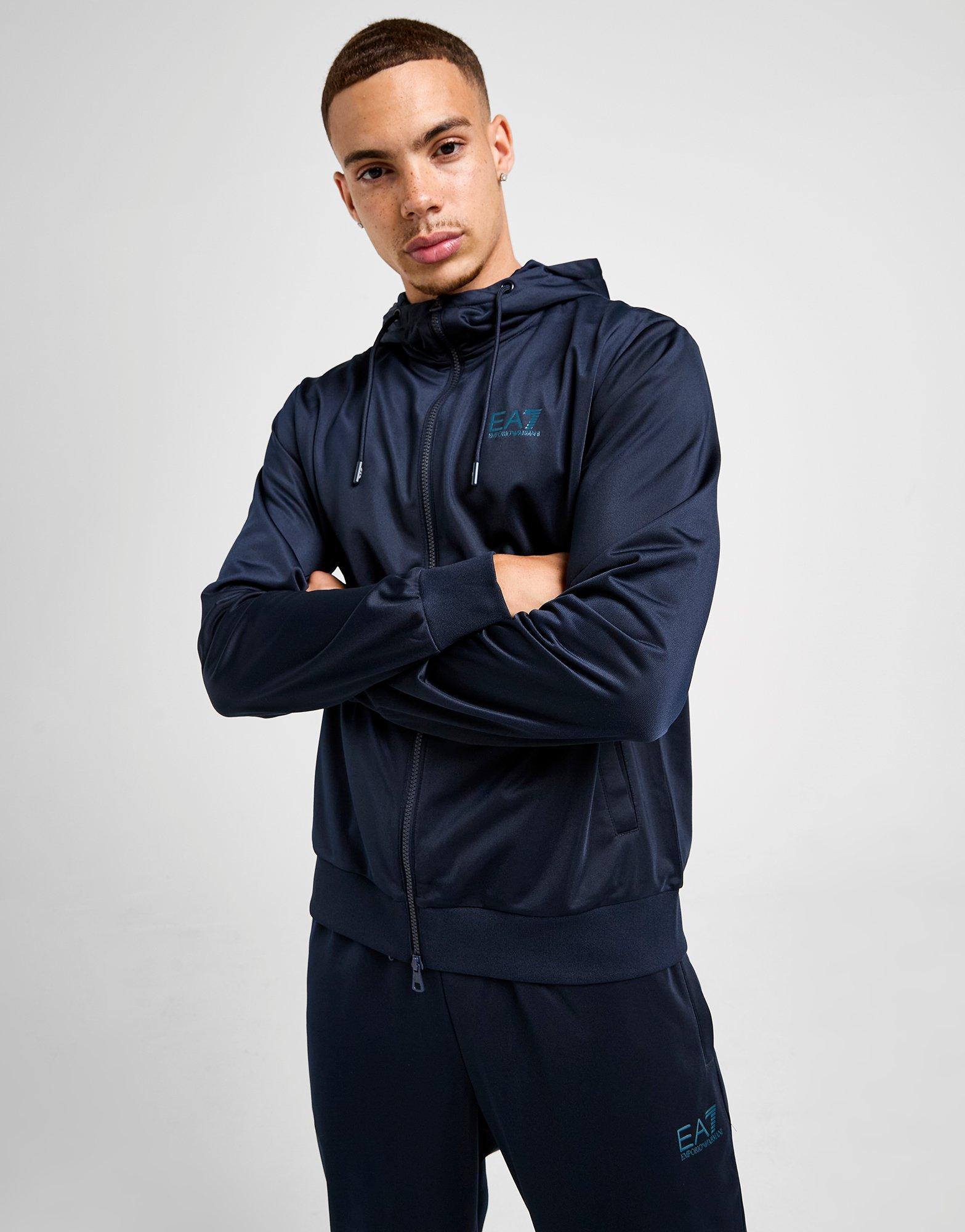 EA7 Emporio Armani Poly Full Zip Hoodie Tracksuit