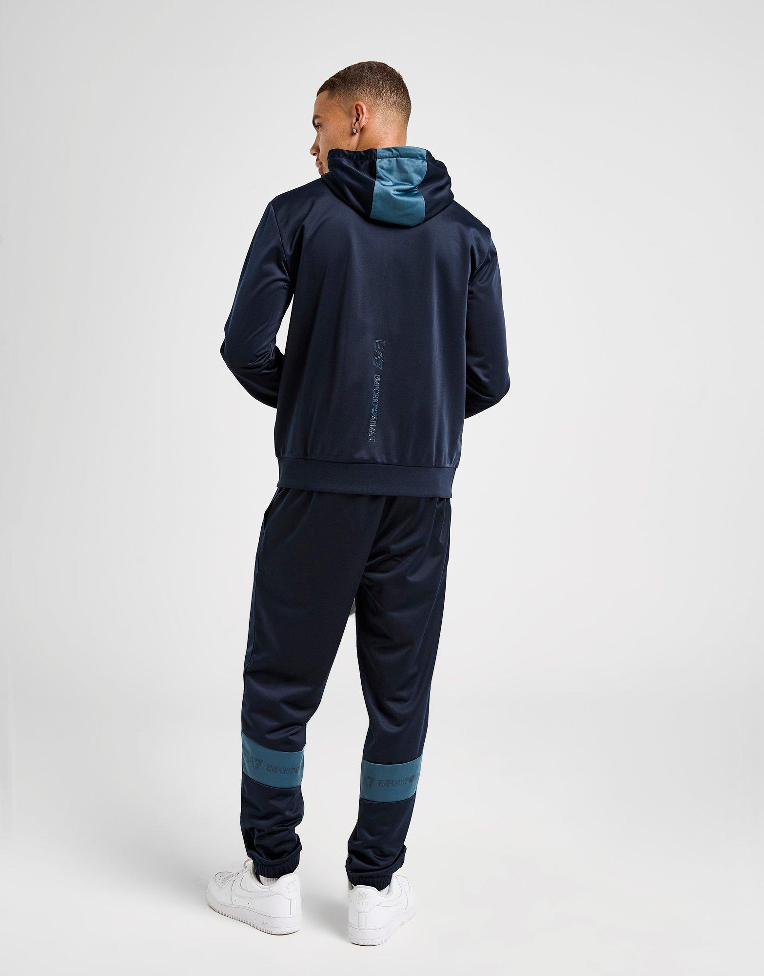 EA7 Emporio Armani Poly Full Zip Hoodie Tracksuit