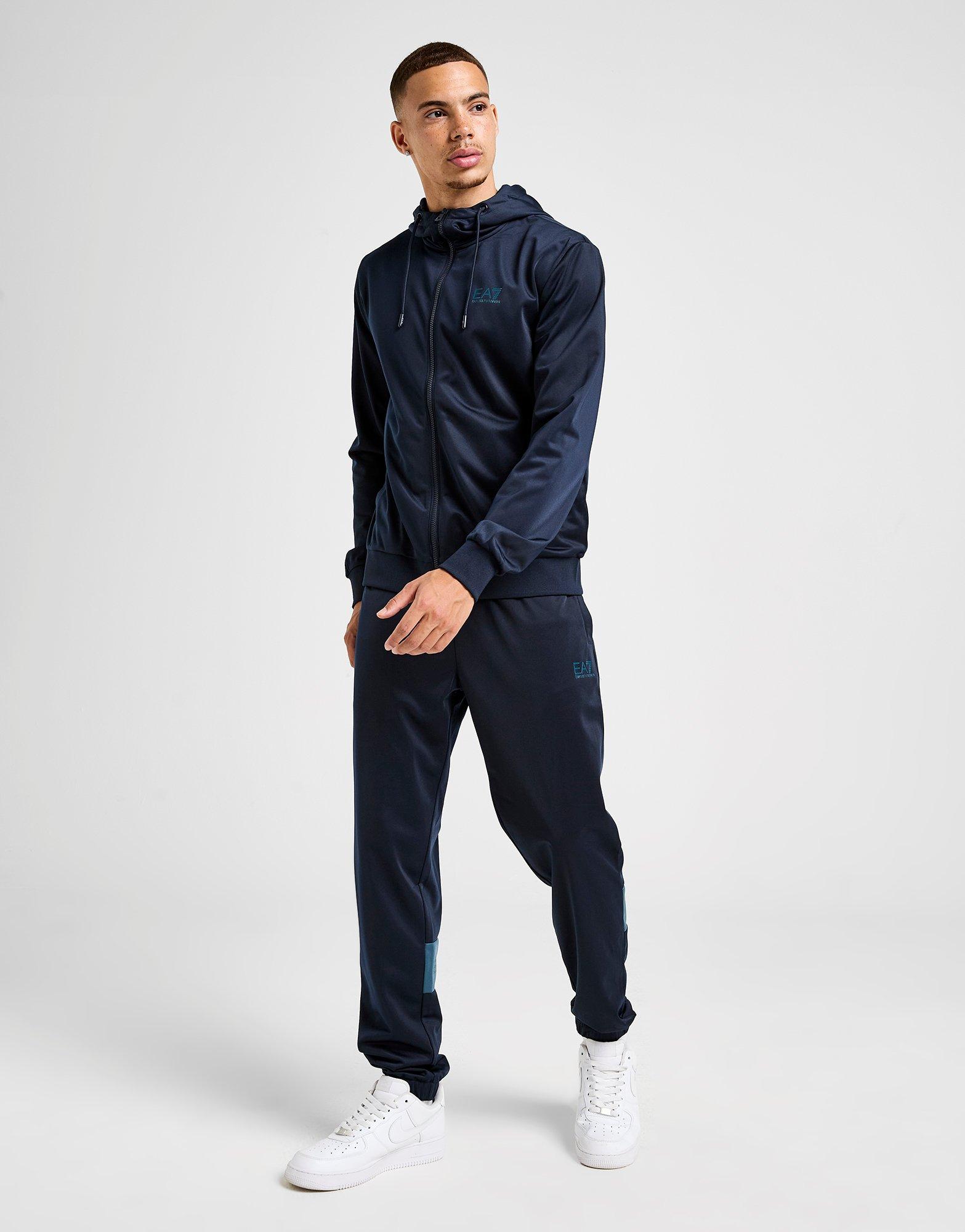 EA7 Emporio Armani Poly Full Zip Hoodie Tracksuit