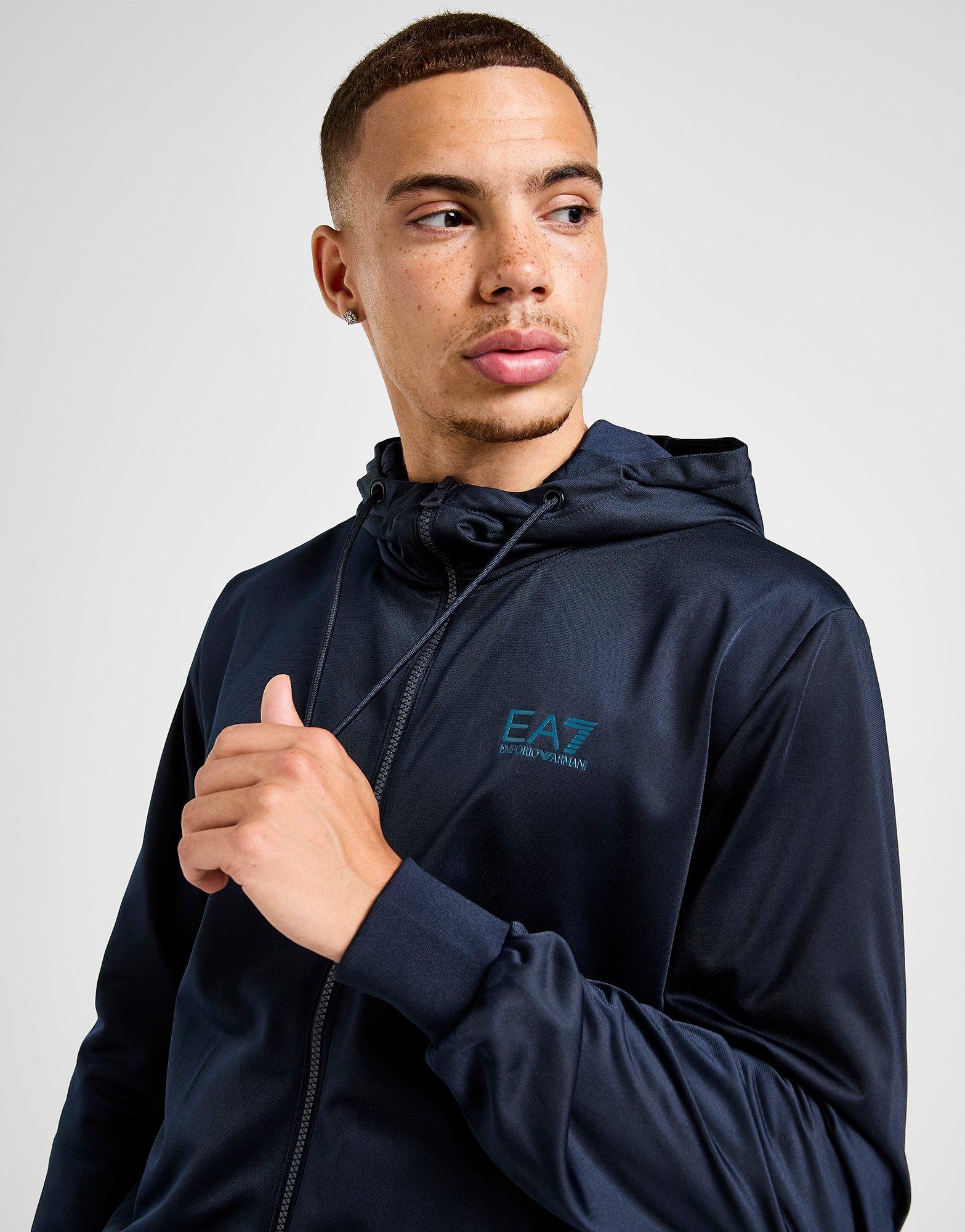 EA7 Emporio Armani Poly Full Zip Hoodie Tracksuit