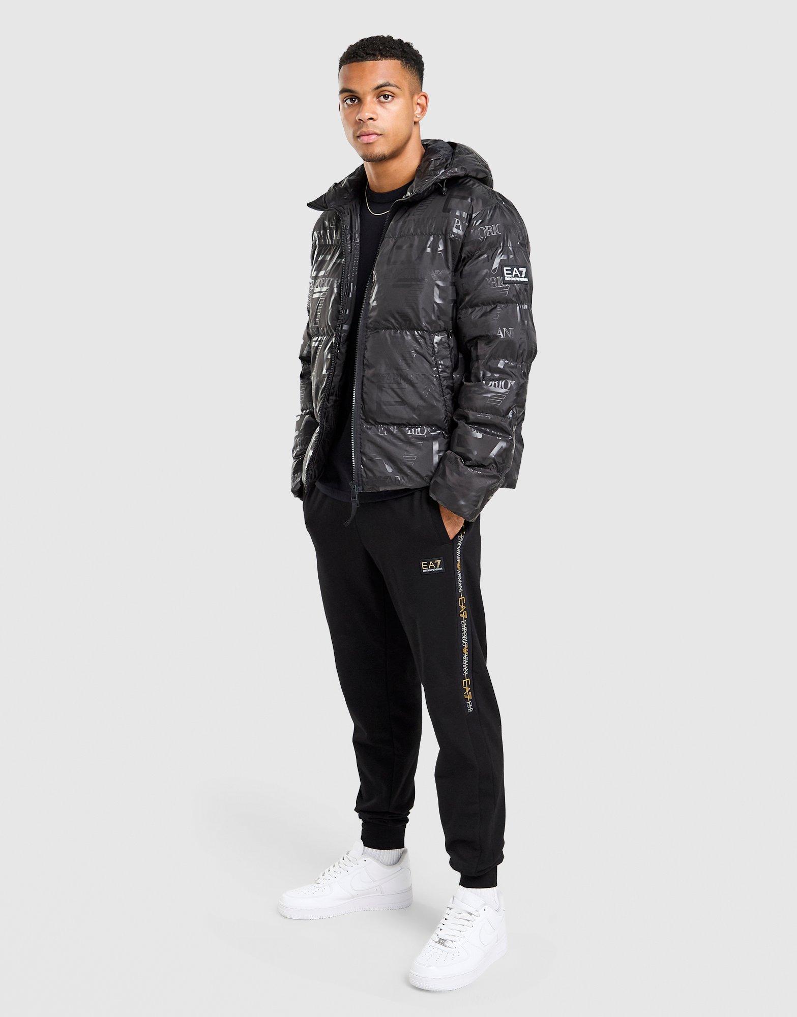 EA7 Emporio Armani All Over Print Padded Jacket