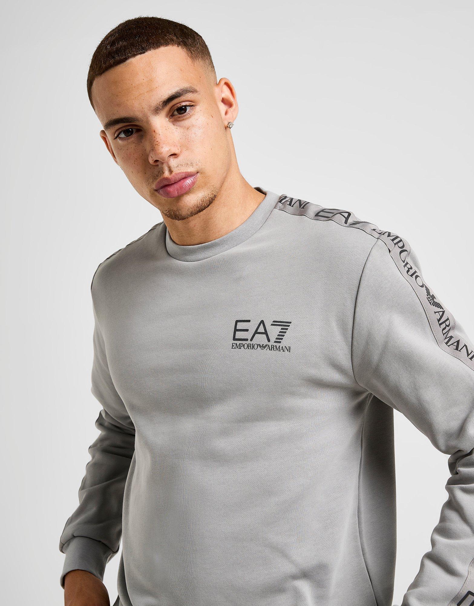 EA7 Emporio Armani Reflective Tape Crew Trainingsanzug
