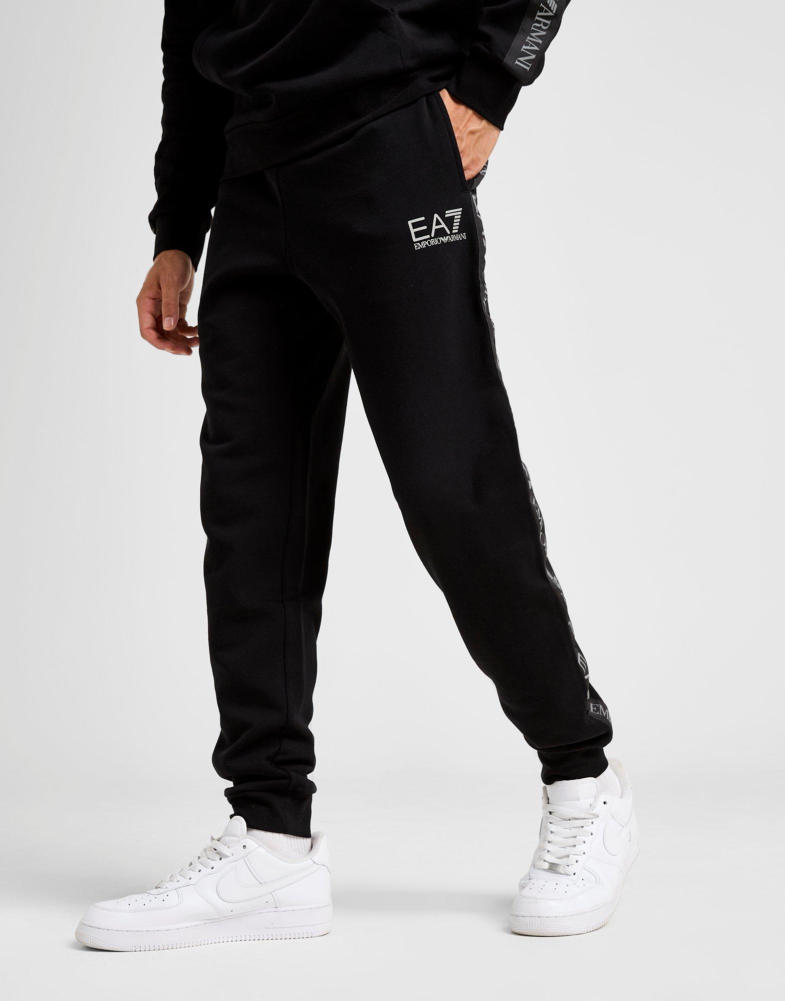 EA7 Emporio Armani Reflective Tape Hooded Tracksuit