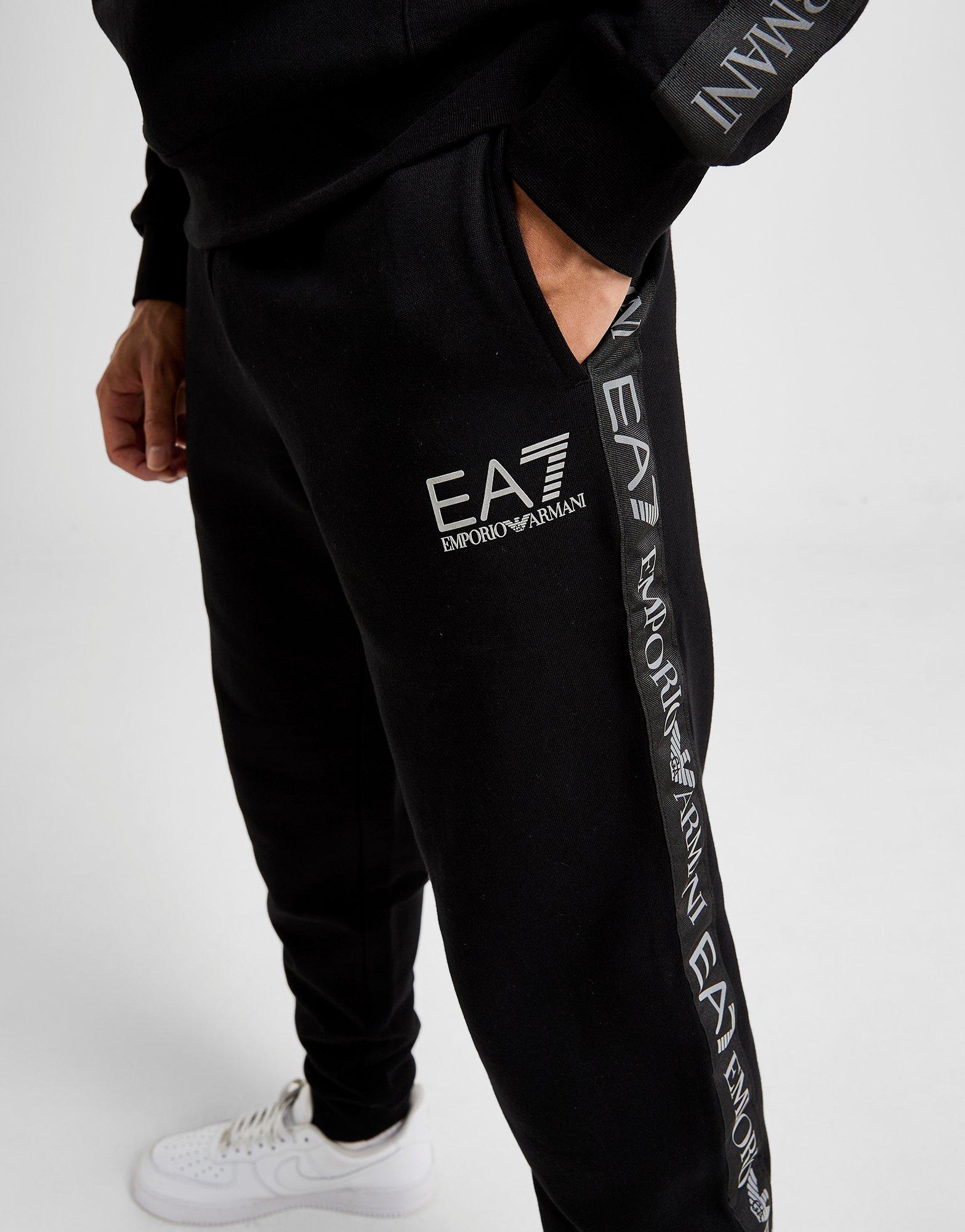 EA7 Emporio Armani Reflective Tape Hooded Tracksuit