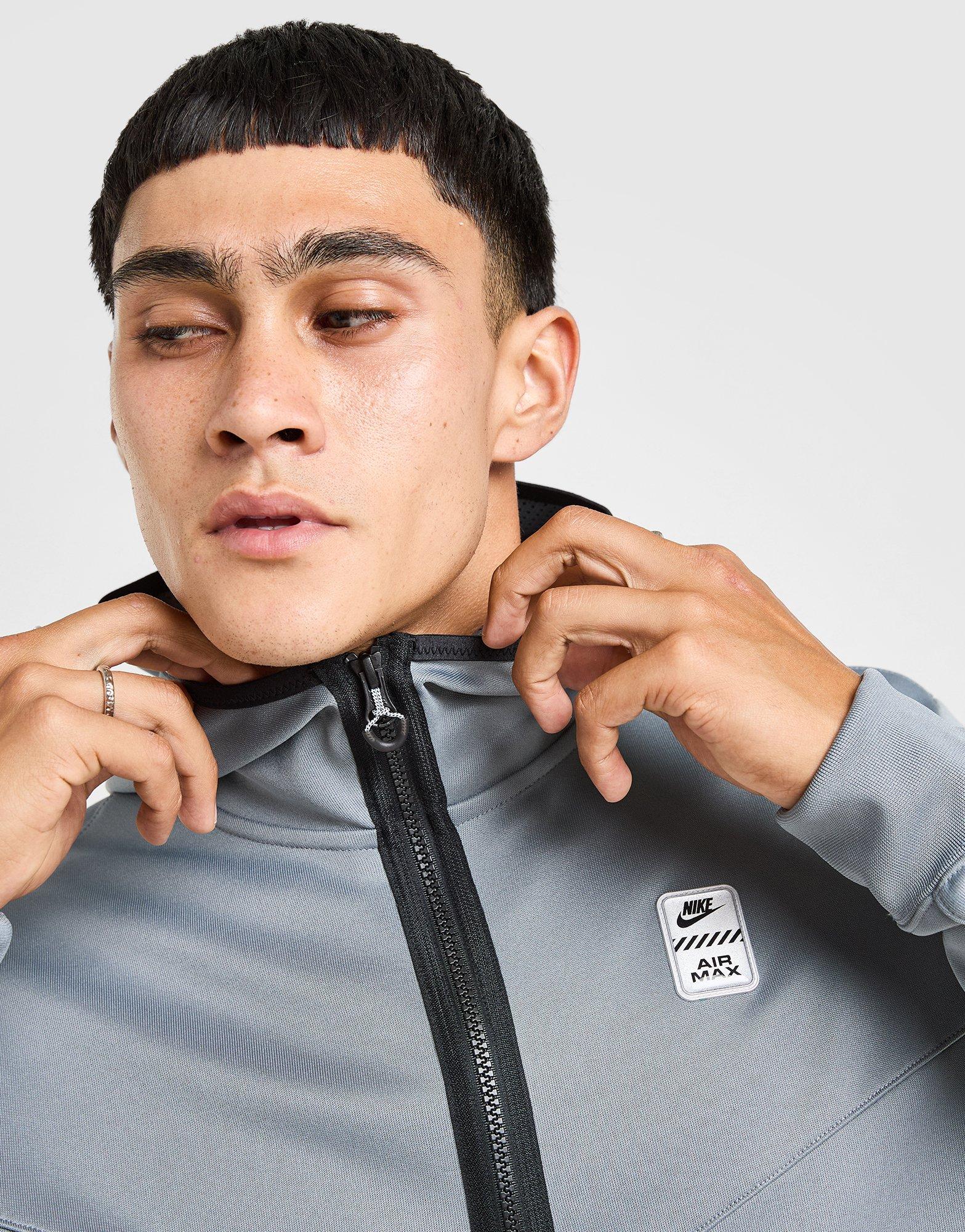 Nike Air Max Poly Full Zip Hoodie ジップアップパーカー Grey Nike Air Max Poly Full Zip Hoodie - JD Sports Global