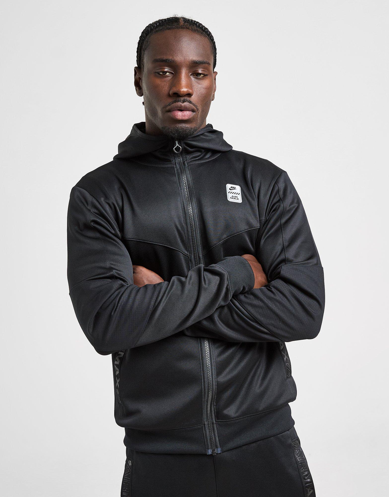Black Nike Air Max Poly Full Zip Hoodie - JD Sports Global