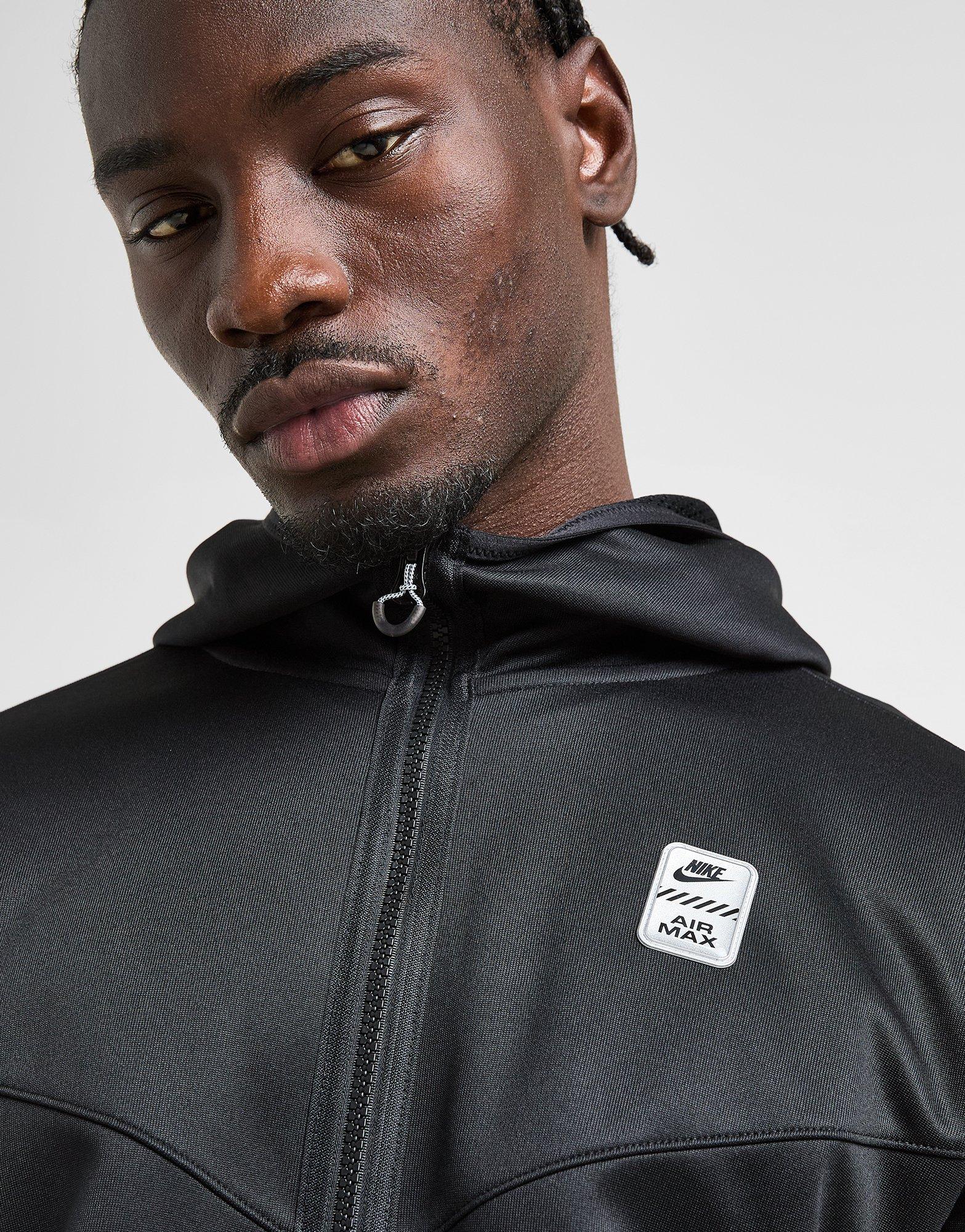 Nike Air Max Poly Full Zip Hoodie ジップアップパーカー Black Nike Air Max Poly Full Zip Hoodie - JD Sports Global
