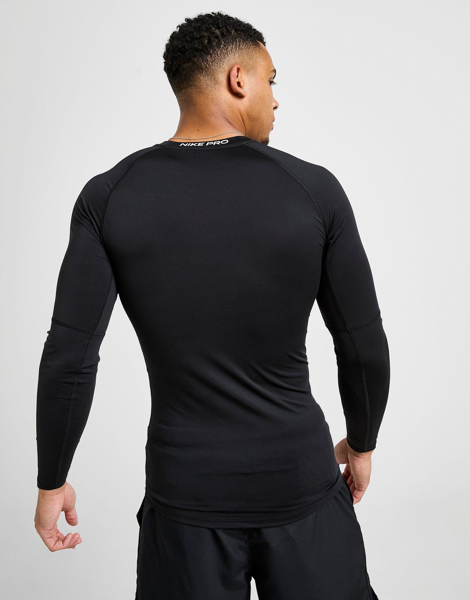 Nike Dri-FIT strakke fitnesstop met lange mouwen voor heren Pro
