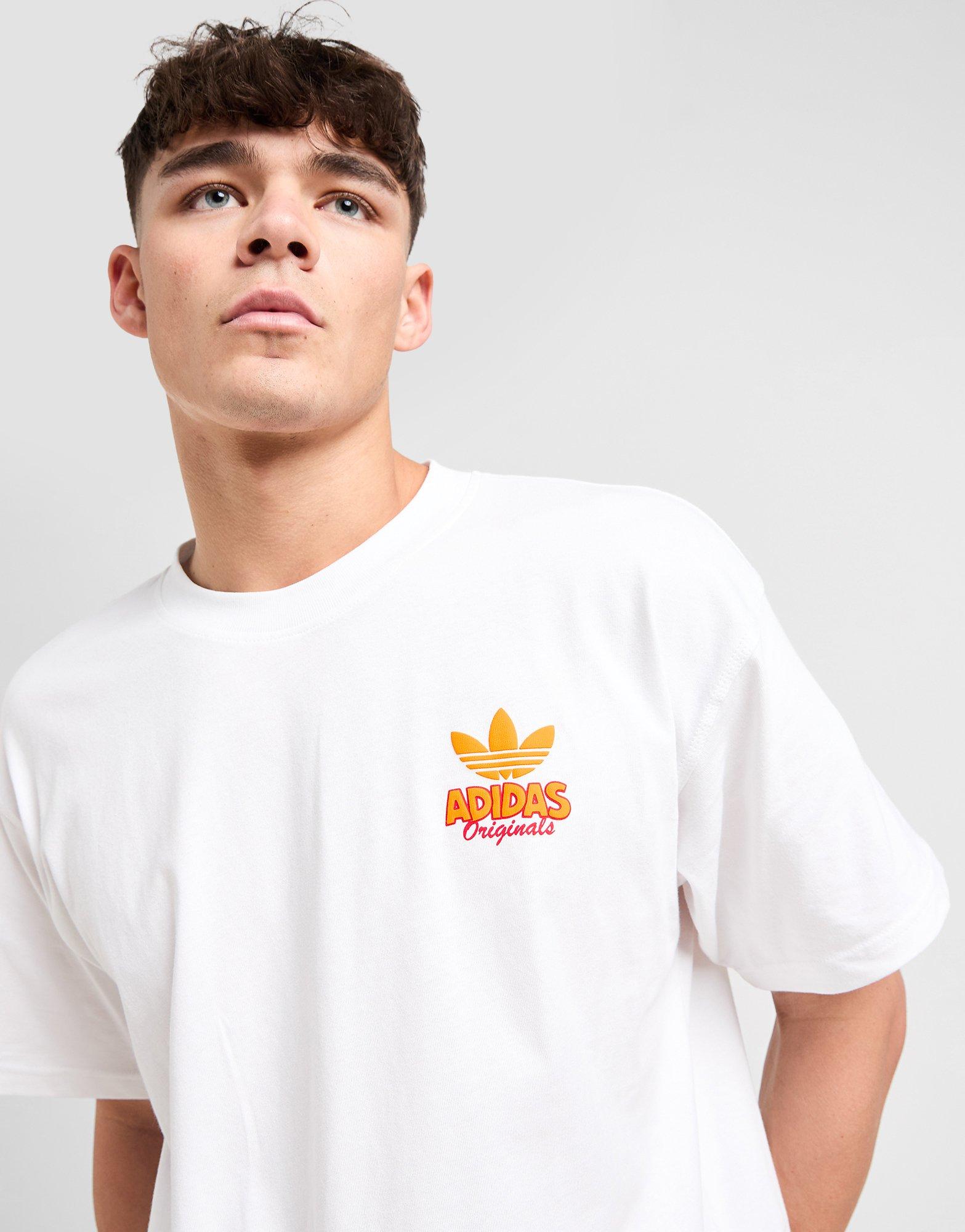 【adidas】Originals Cereal トレフォイルモチーフTシャツ/white White adidas Originals Cereal T-Shirt - JD Sports Global