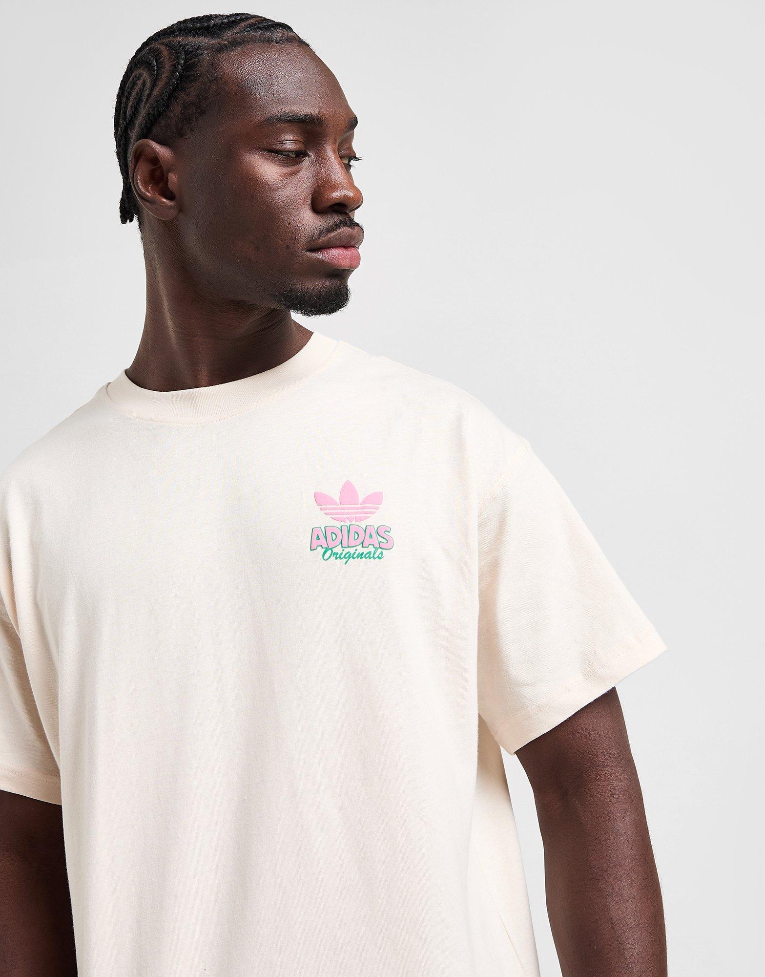 【adidas】Originals Cereal トレフォイルモチーフTシャツ/white White adidas Originals Cereal T-Shirt - JD Sports Global