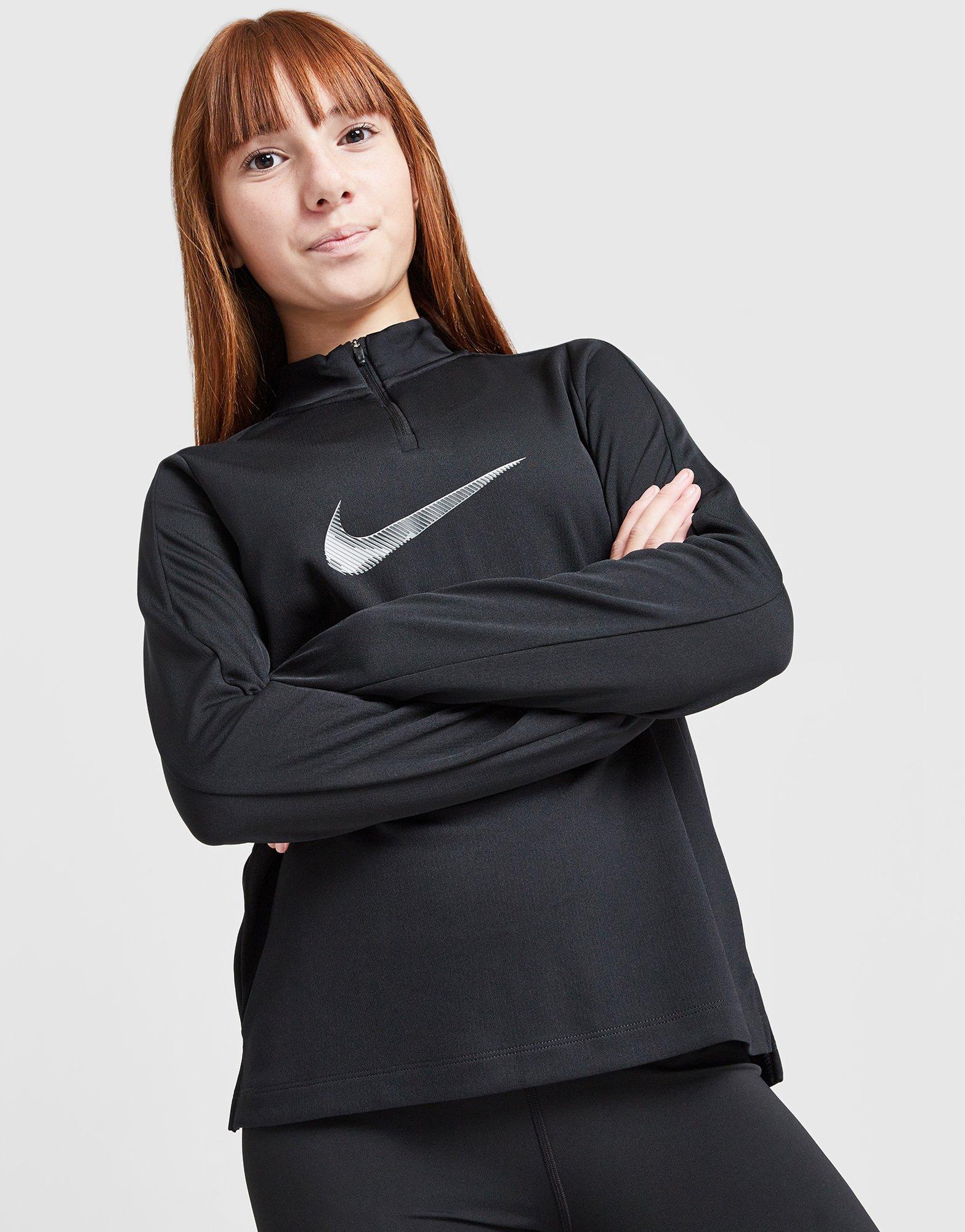 Nike Girls' Swoosh 1/2 Zip Top Junior