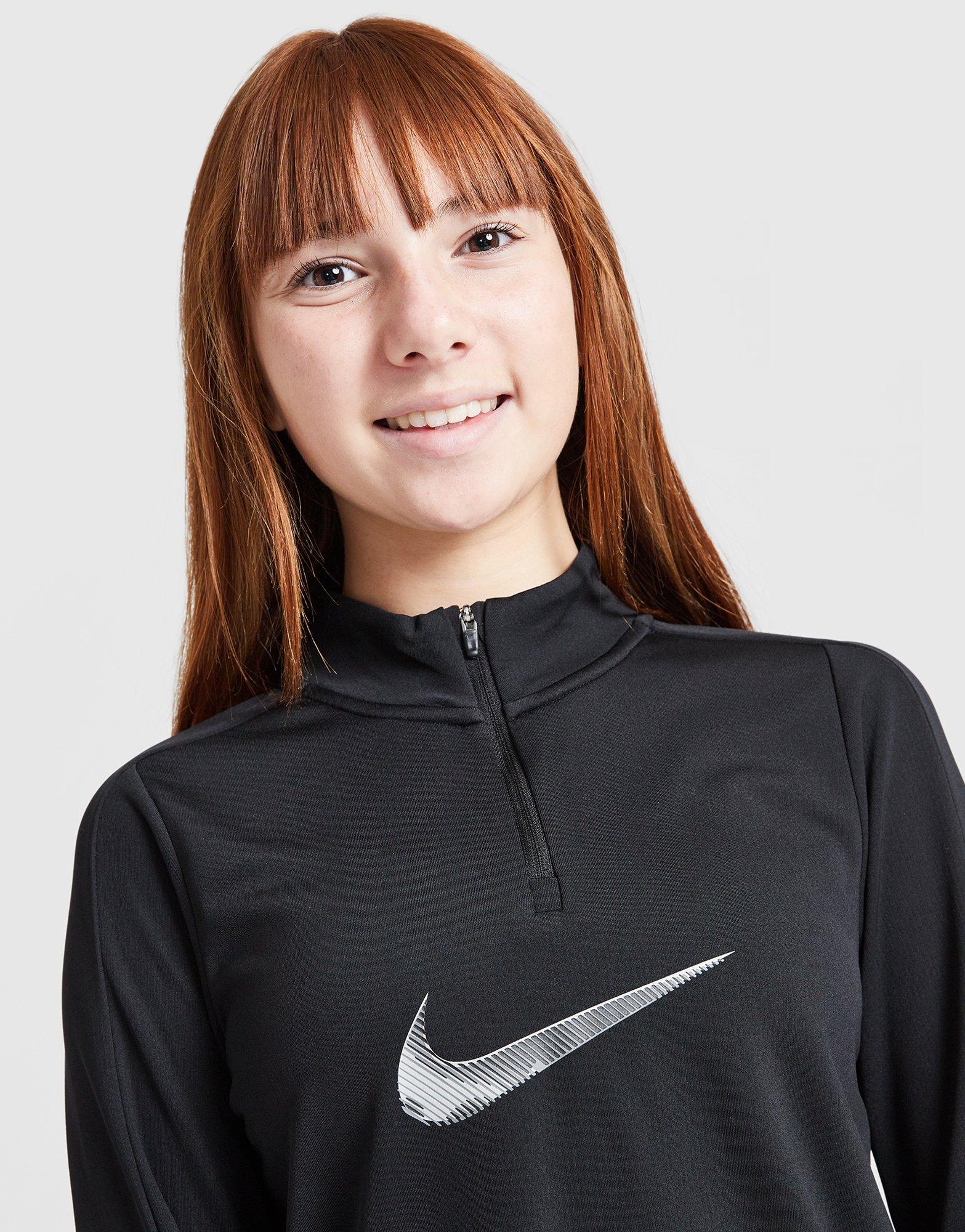 Nike Girls' Swoosh 1/2 Zip Top Junior
