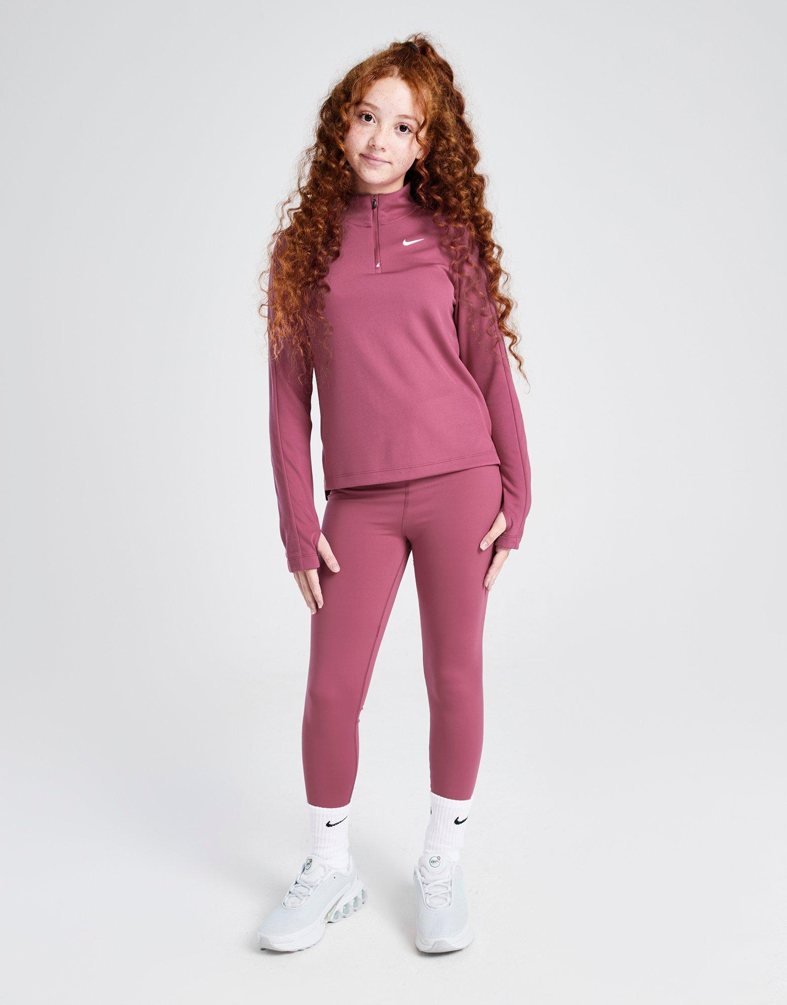 Nike Girls' Dri-FIT Long Sleeve 1/2 Zip Top Junior
