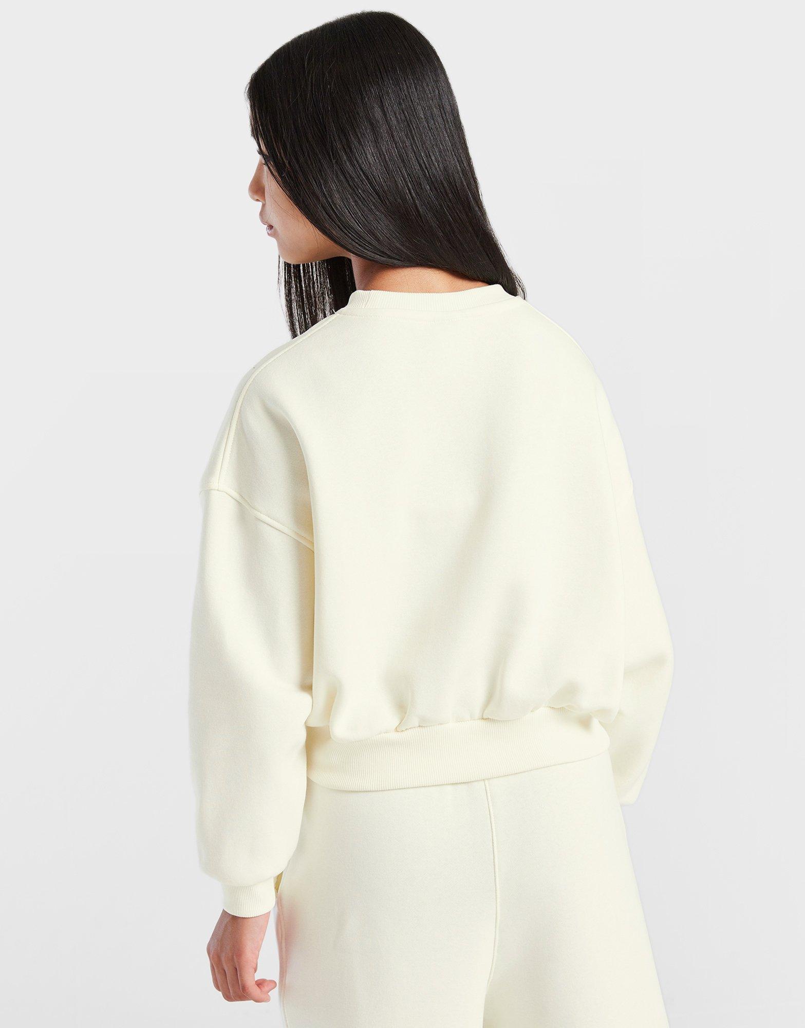 Nike Sudadera Club Fleece Crop Crew Girls' Júnior