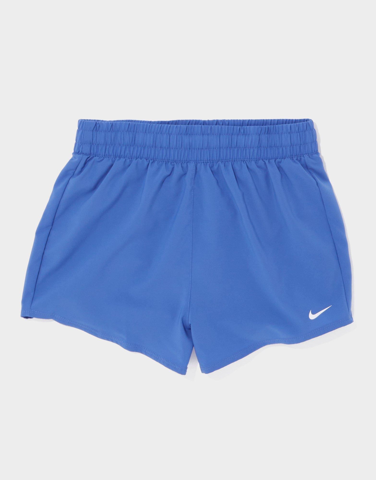 Blue Nike Girls' One Woven Shorts Junior JD Sports UK
