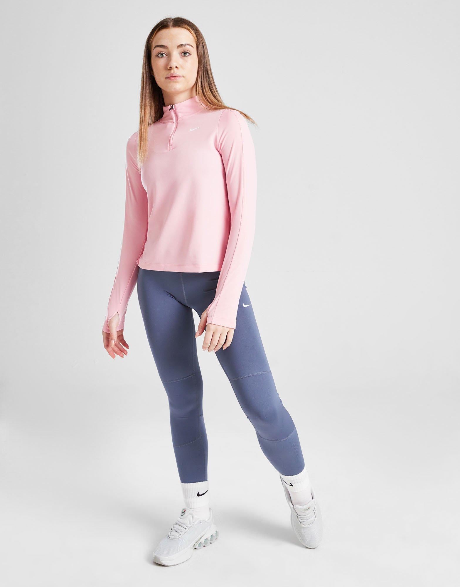 Nike Girls' Dri-fit Long Sleeve 1/2 Zip Top Junior