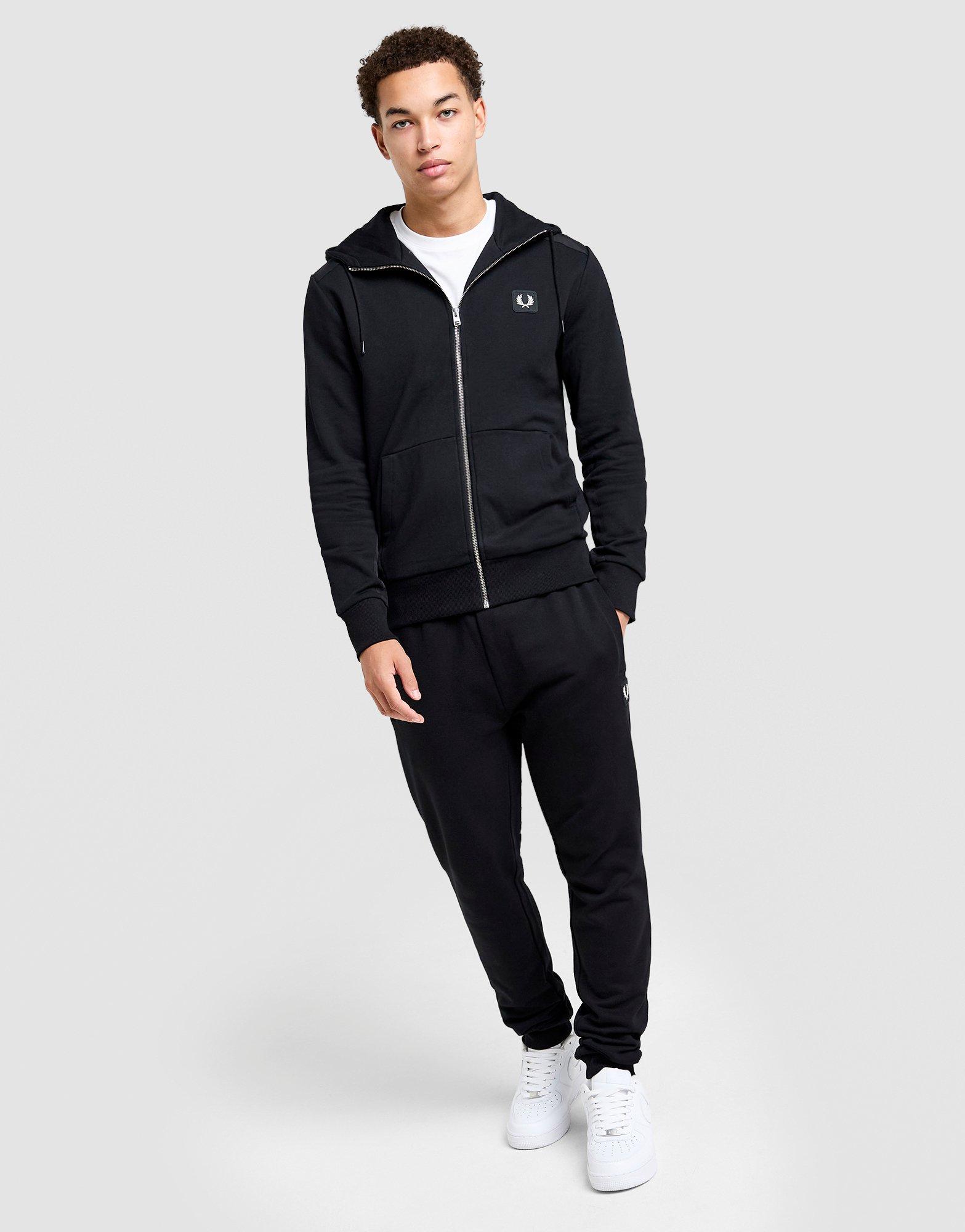Fred Perry Badge Full Zip Panel Hoodie