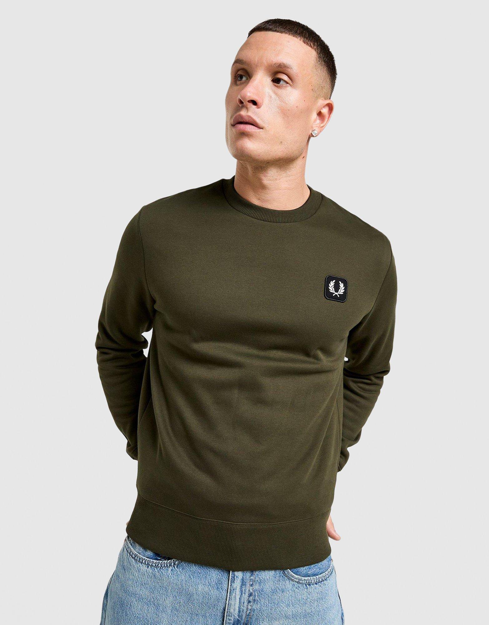 Fred Perry Badge Crew Sweatshirt