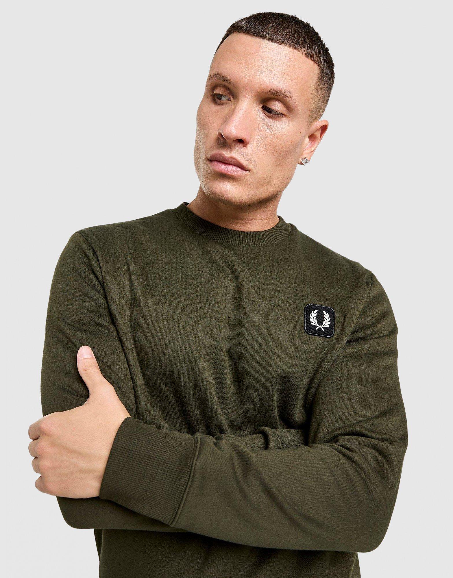 Fred Perry Badge Crew Sweatshirt