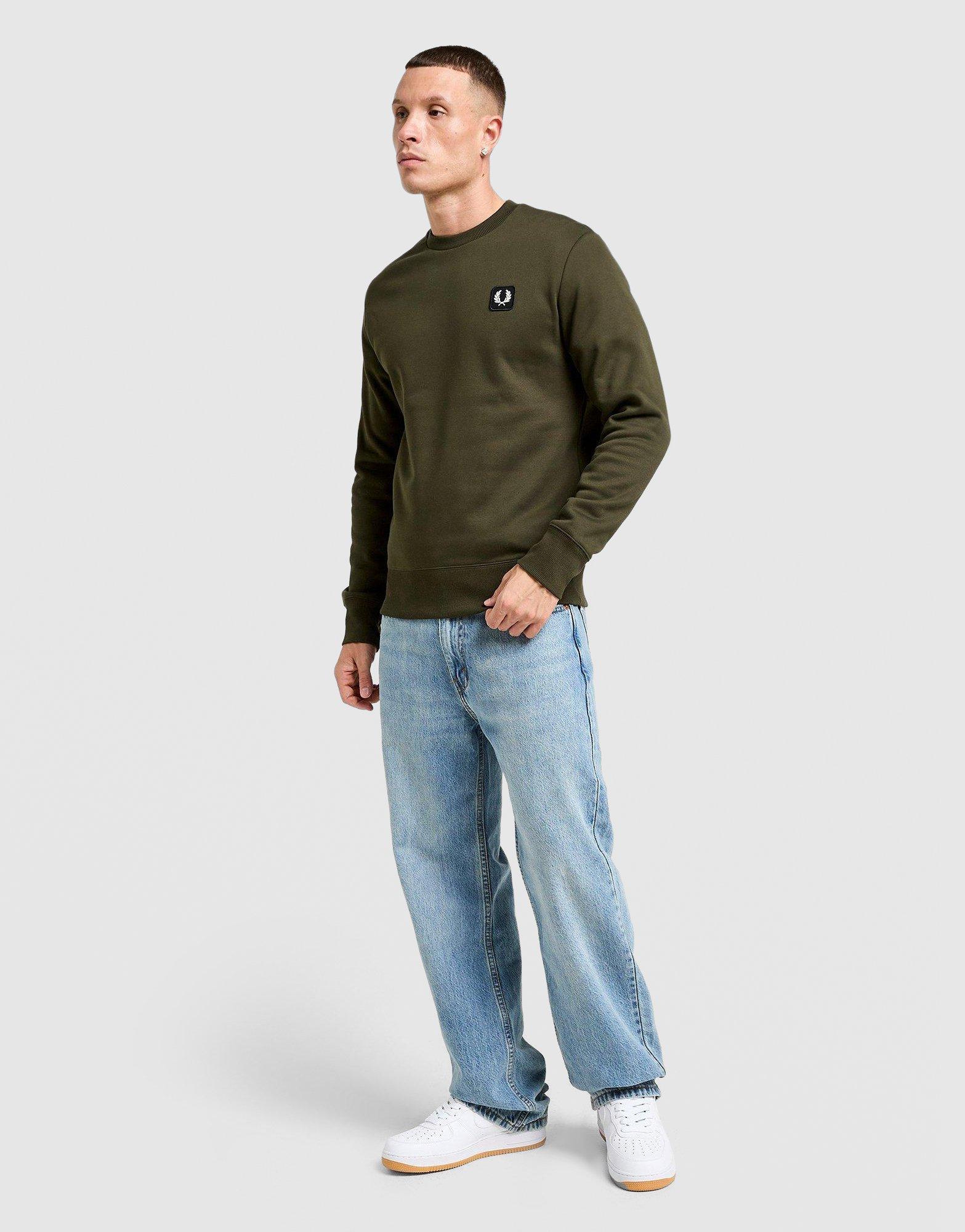 Fred Perry Badge Crew Sweatshirt