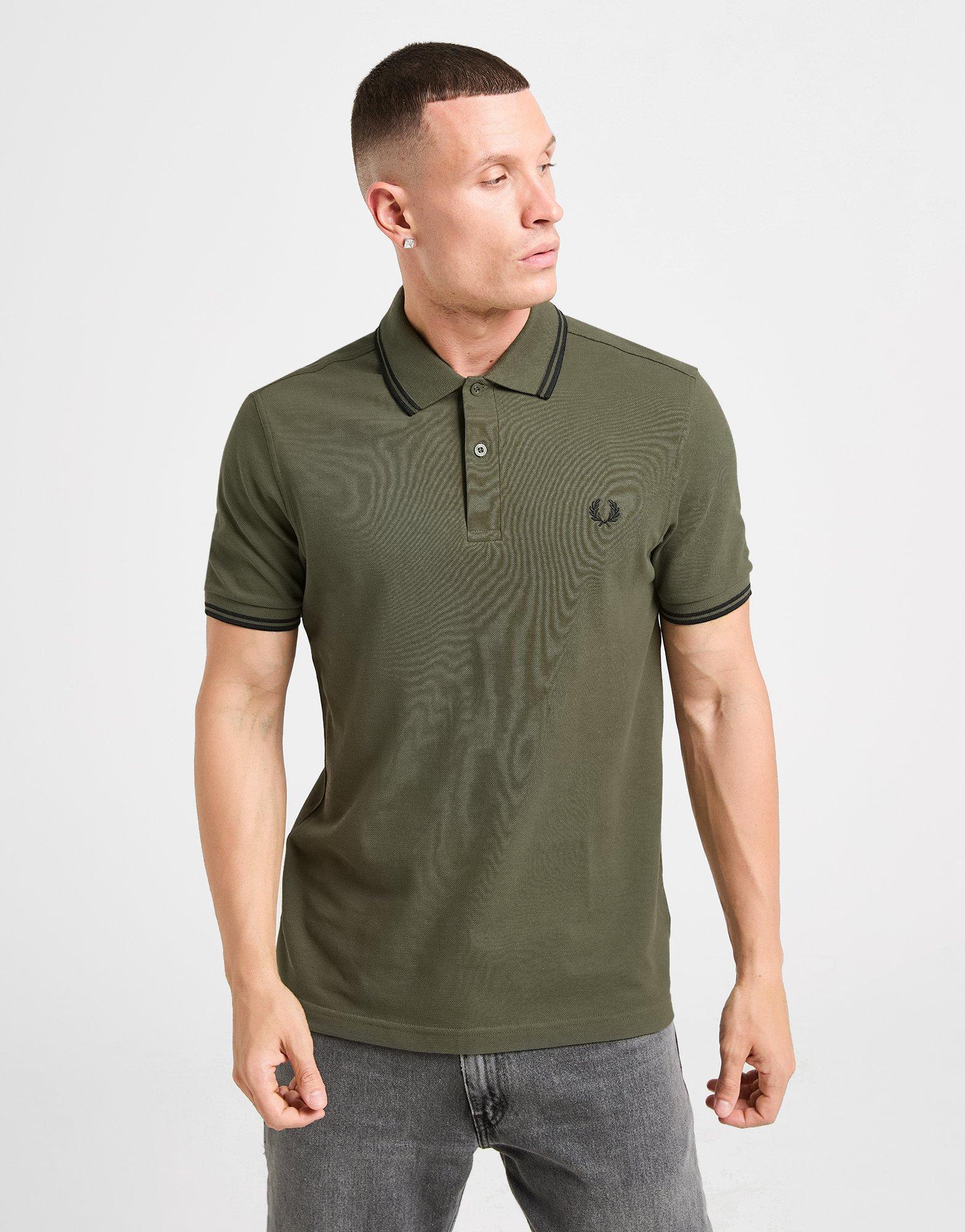 Fred Perry Twin Tipped Short Sleeve Polo Shirt Heren