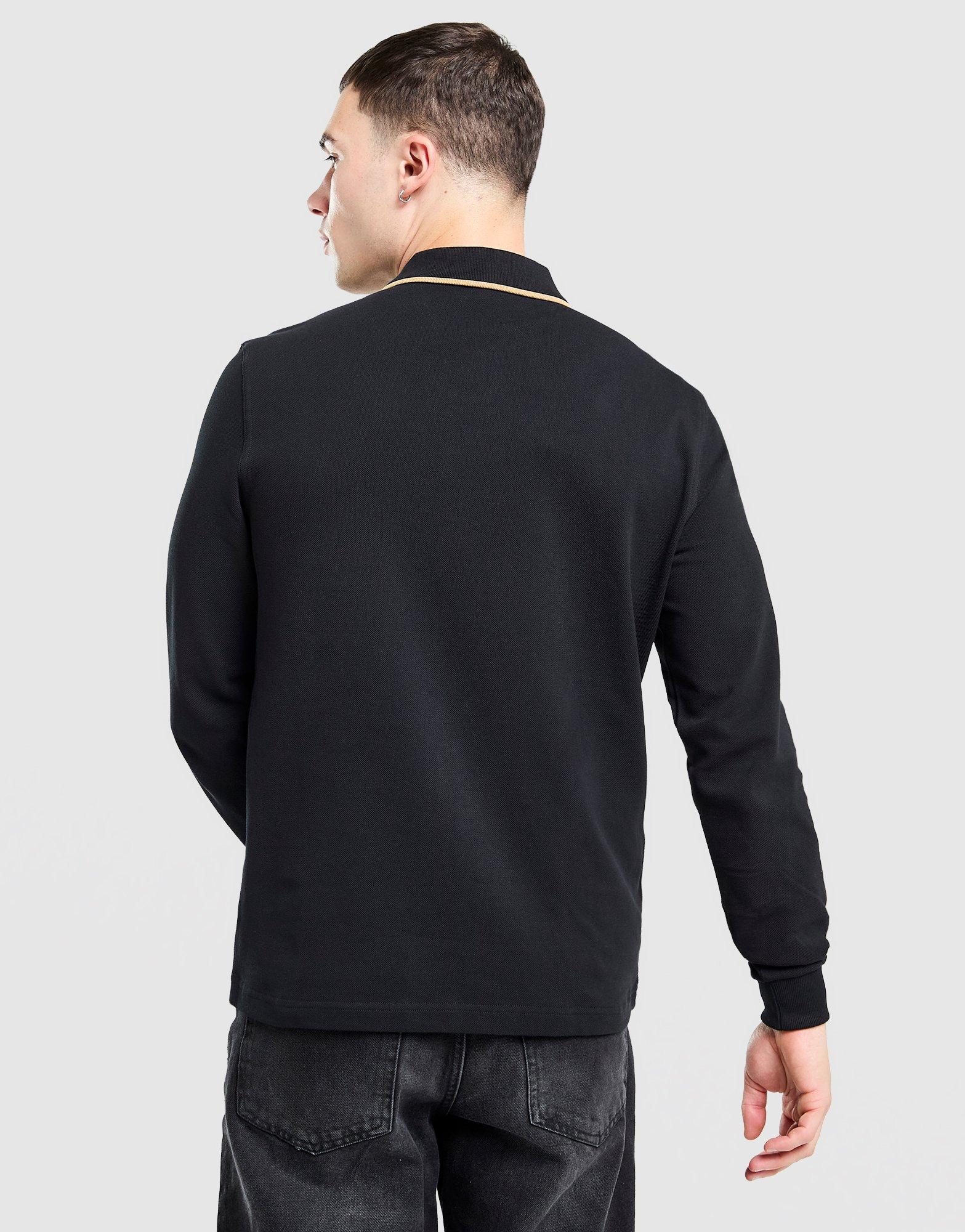 Fred Perry Long Sleeve Zip Polo Shirt