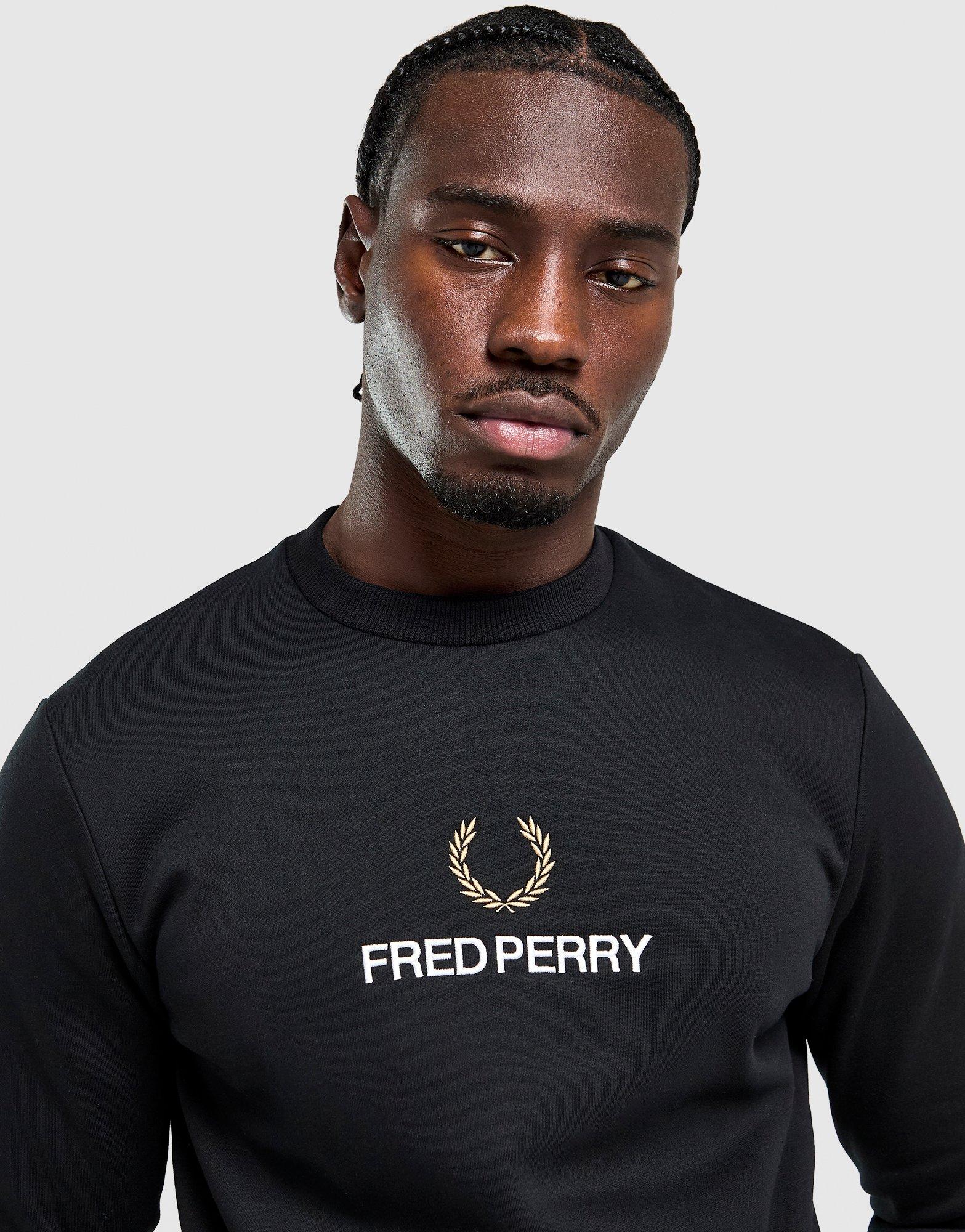 Fred Perry Sweatshirt Stacked Logo