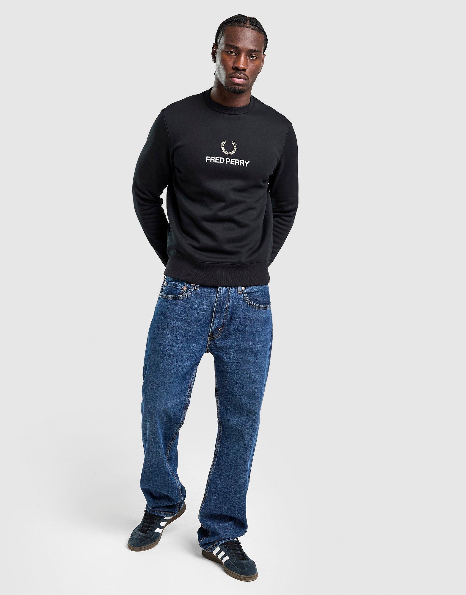 Fred Perry Sweatshirt Stacked Logo