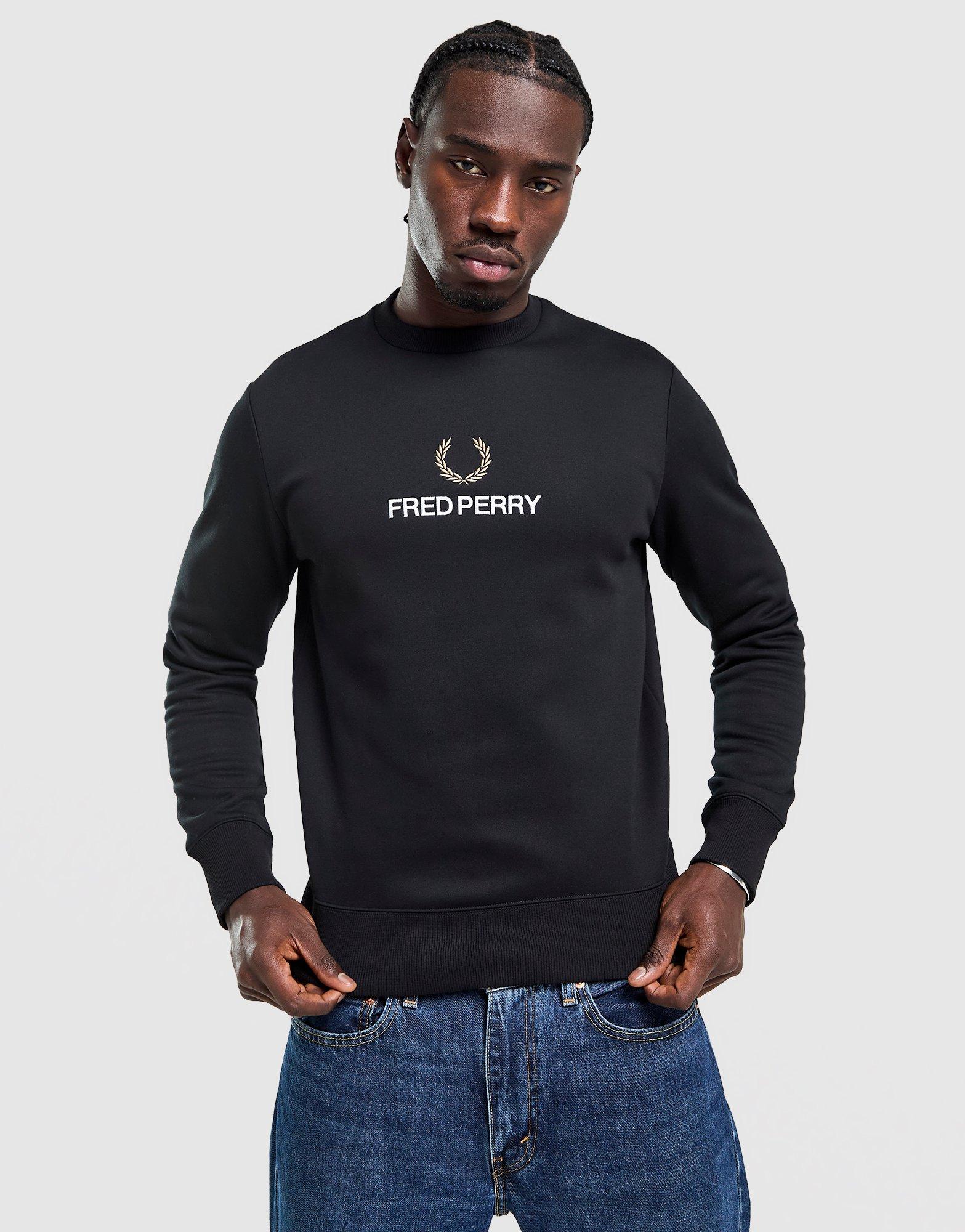 Fred Perry Sweatshirt Stacked Logo