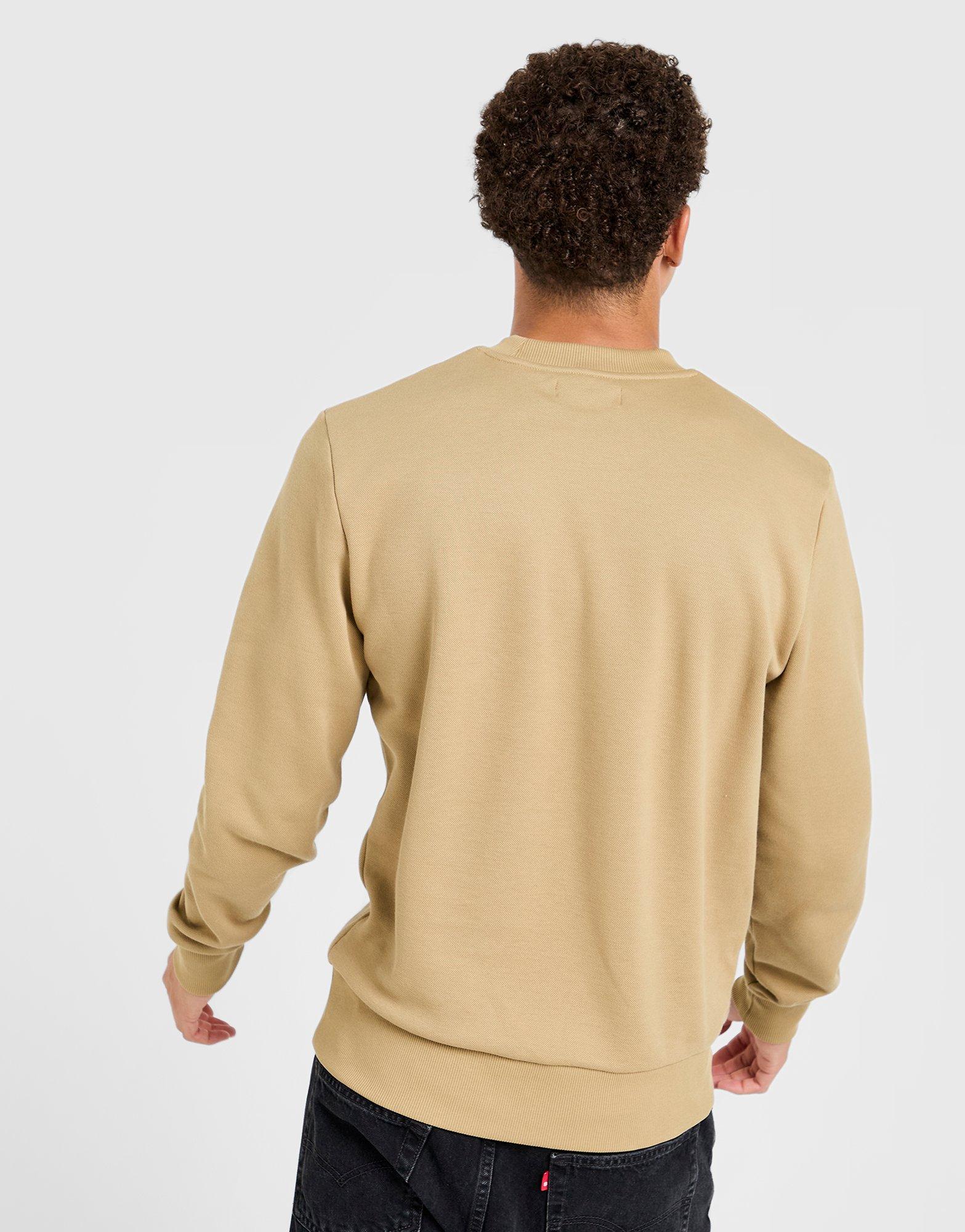 Fred Perry Pique Crew Sweatshirt