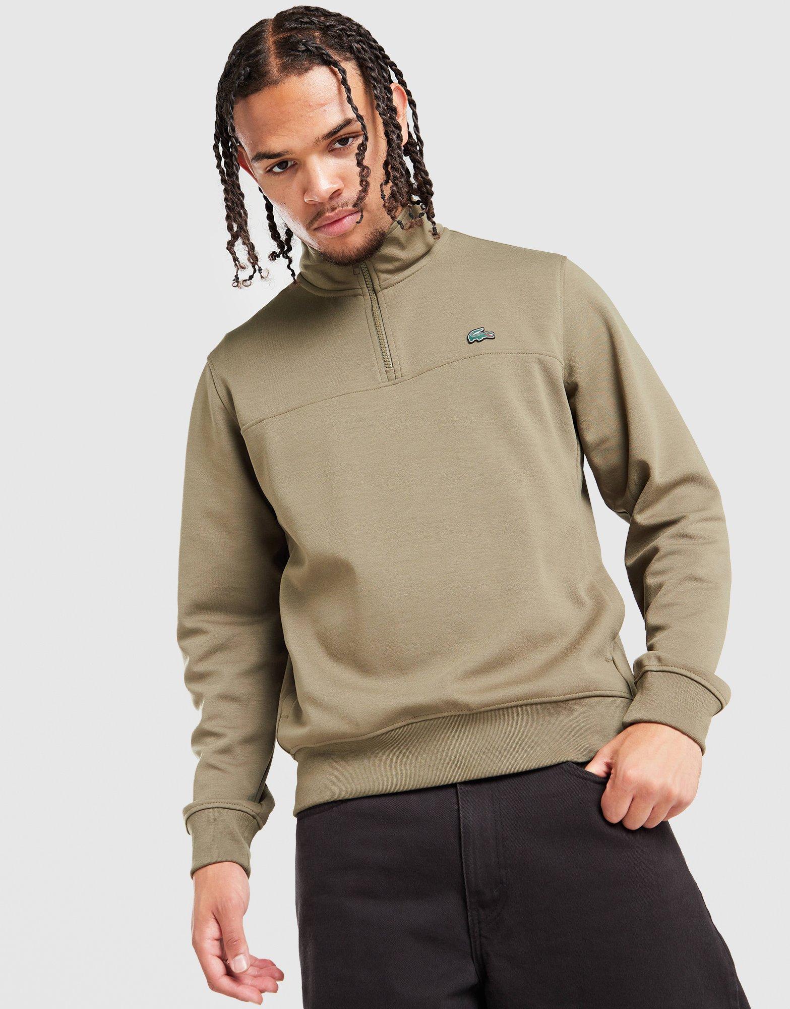 Lacoste Double Knit 1/2 Zip Sweatshirt