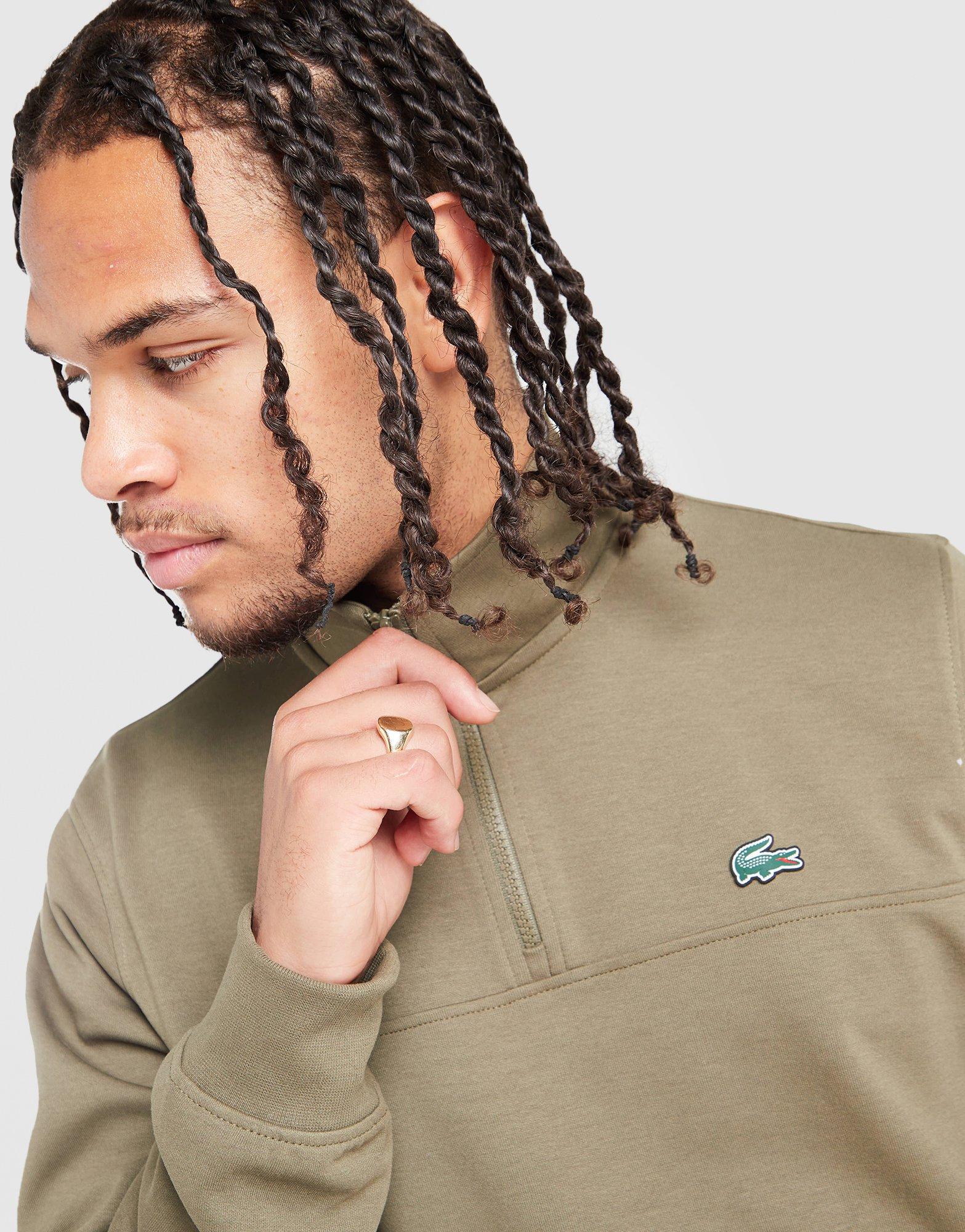 Lacoste Double Knit 1/2 Zip Sweatshirt