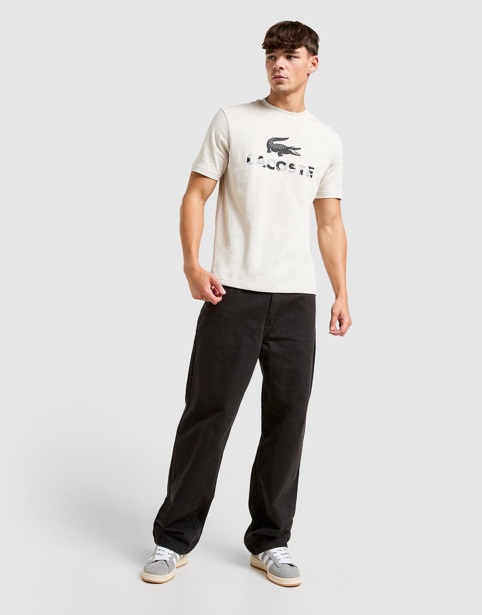 Lacoste T-shirt logo craquelé