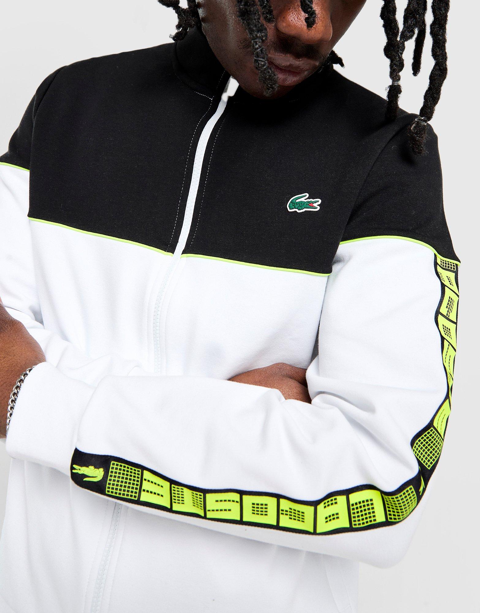 Lacoste Grid Tape Track Top