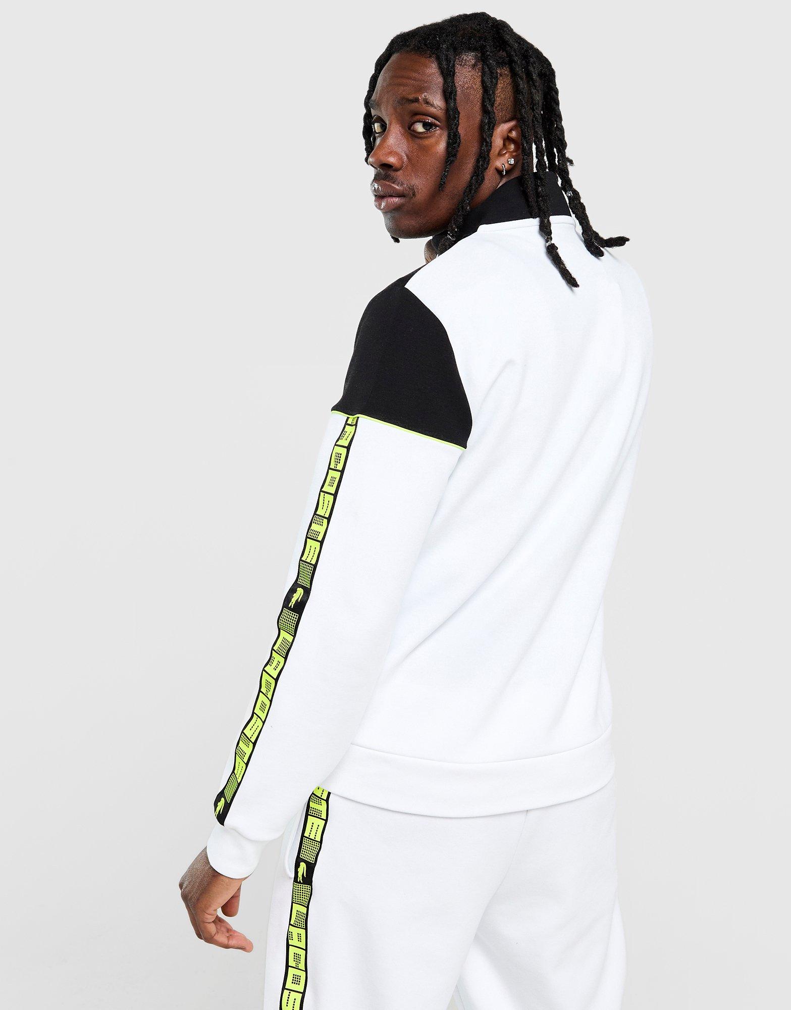 Lacoste Grid Tape Track Top