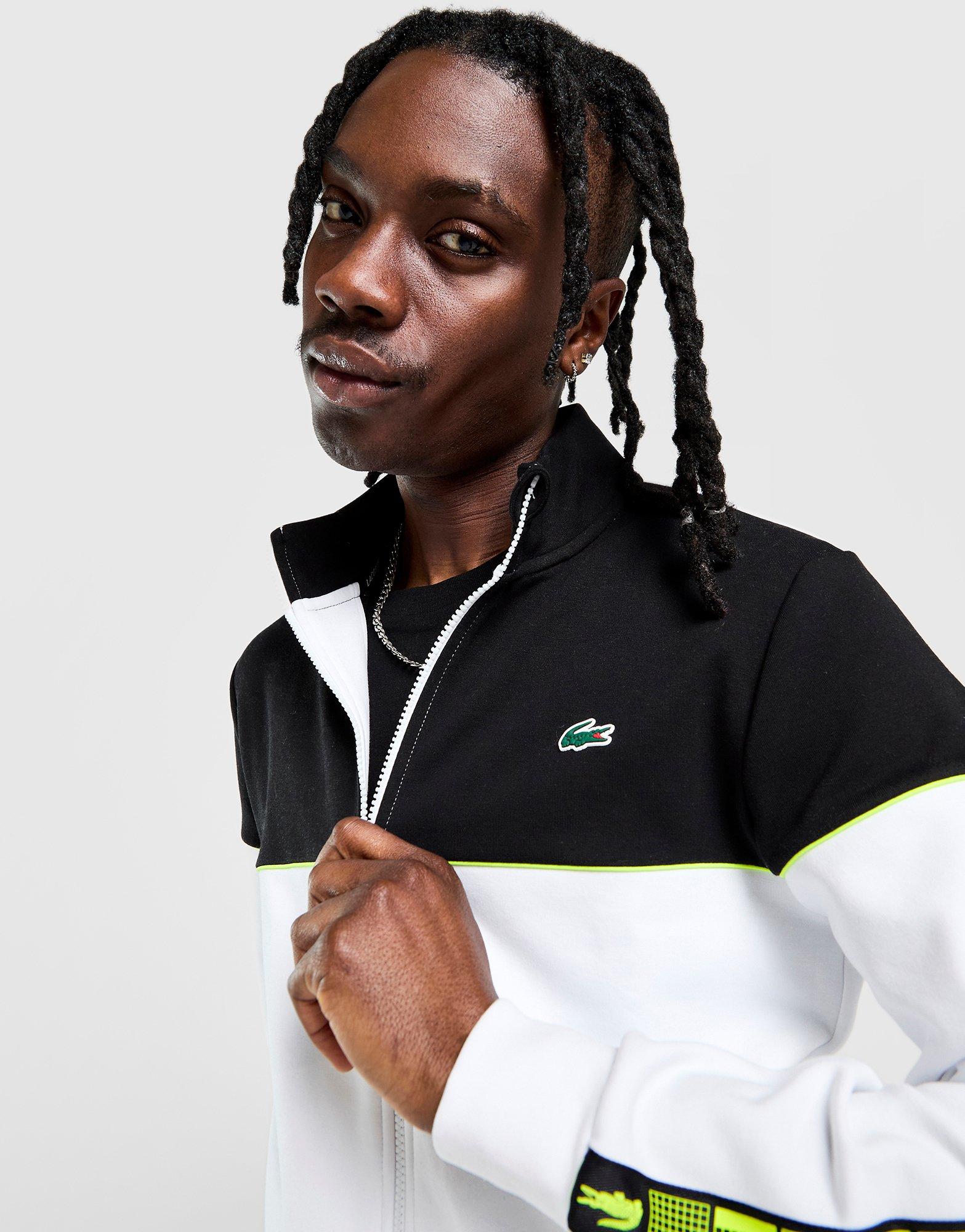 Lacoste Grid Tape Track Top