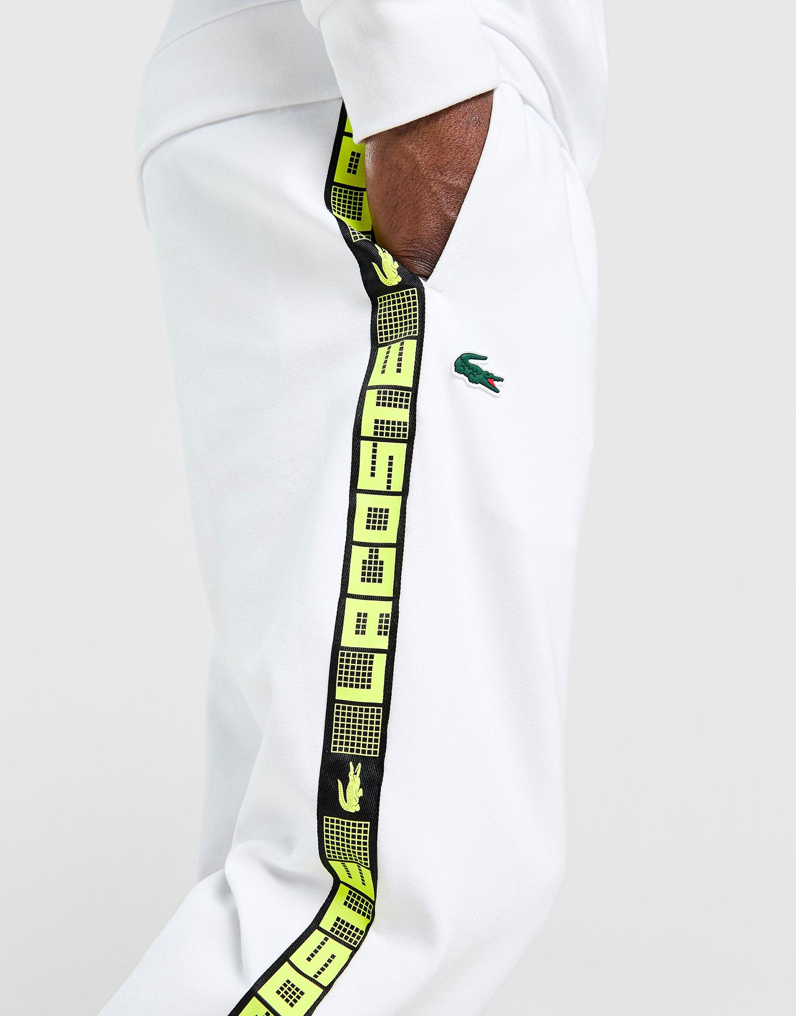 Lacoste Grid Tape Joggers