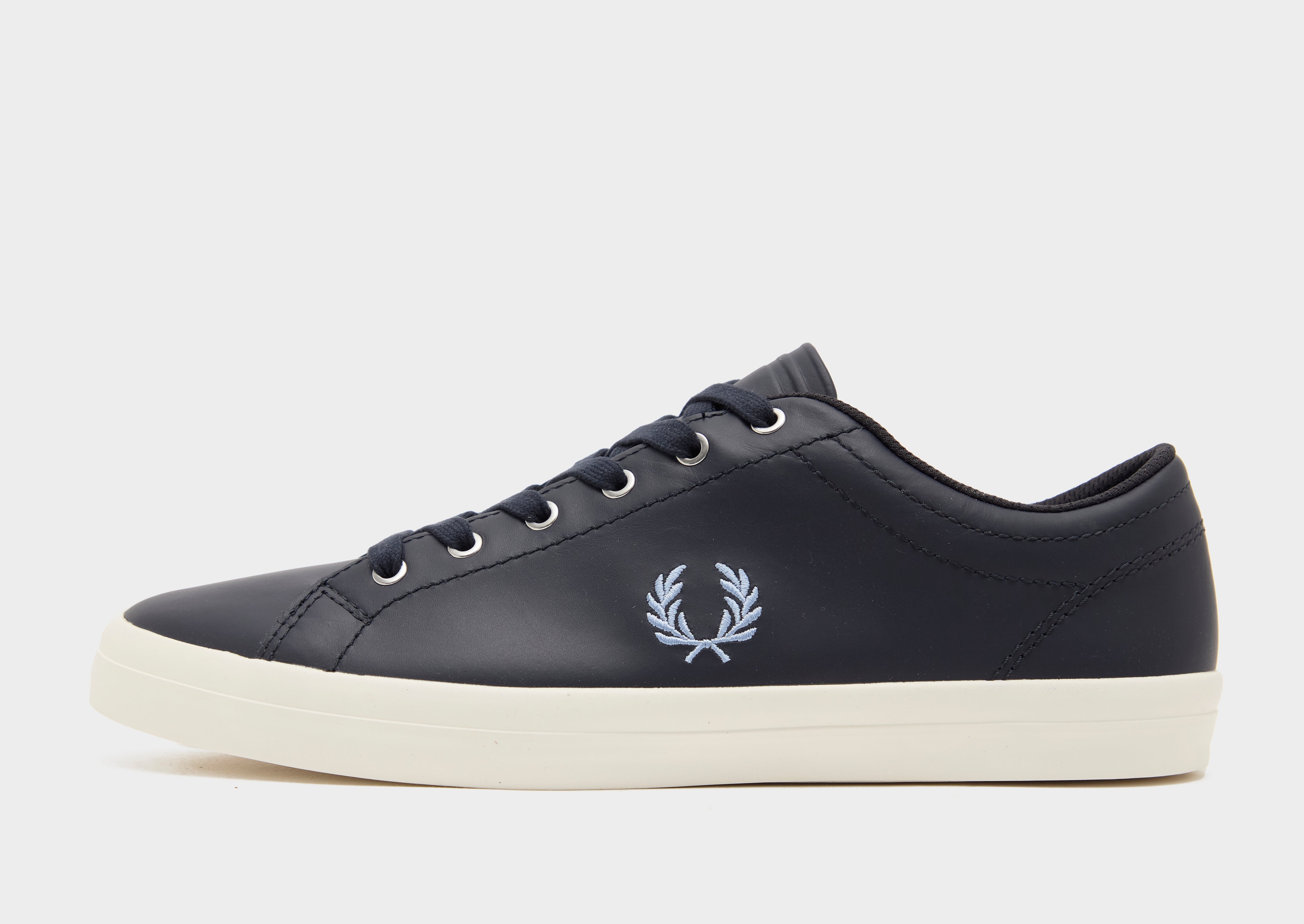 Perry Baseline Fred Perry Blue Trainers Baseline Leather Trainers