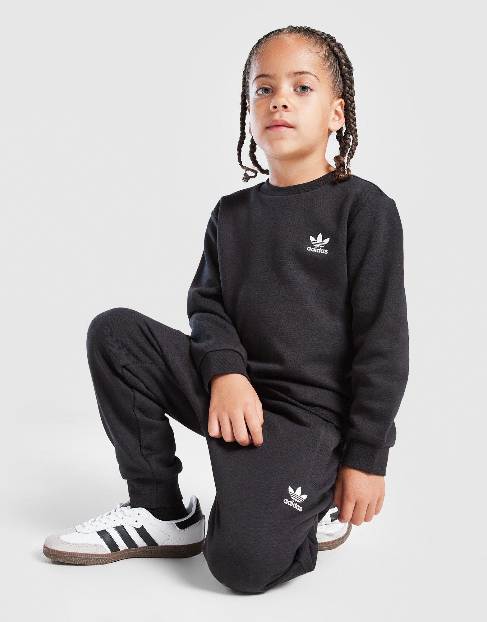 adidas Originals Trefoil Essential Crew Tracksuit Children