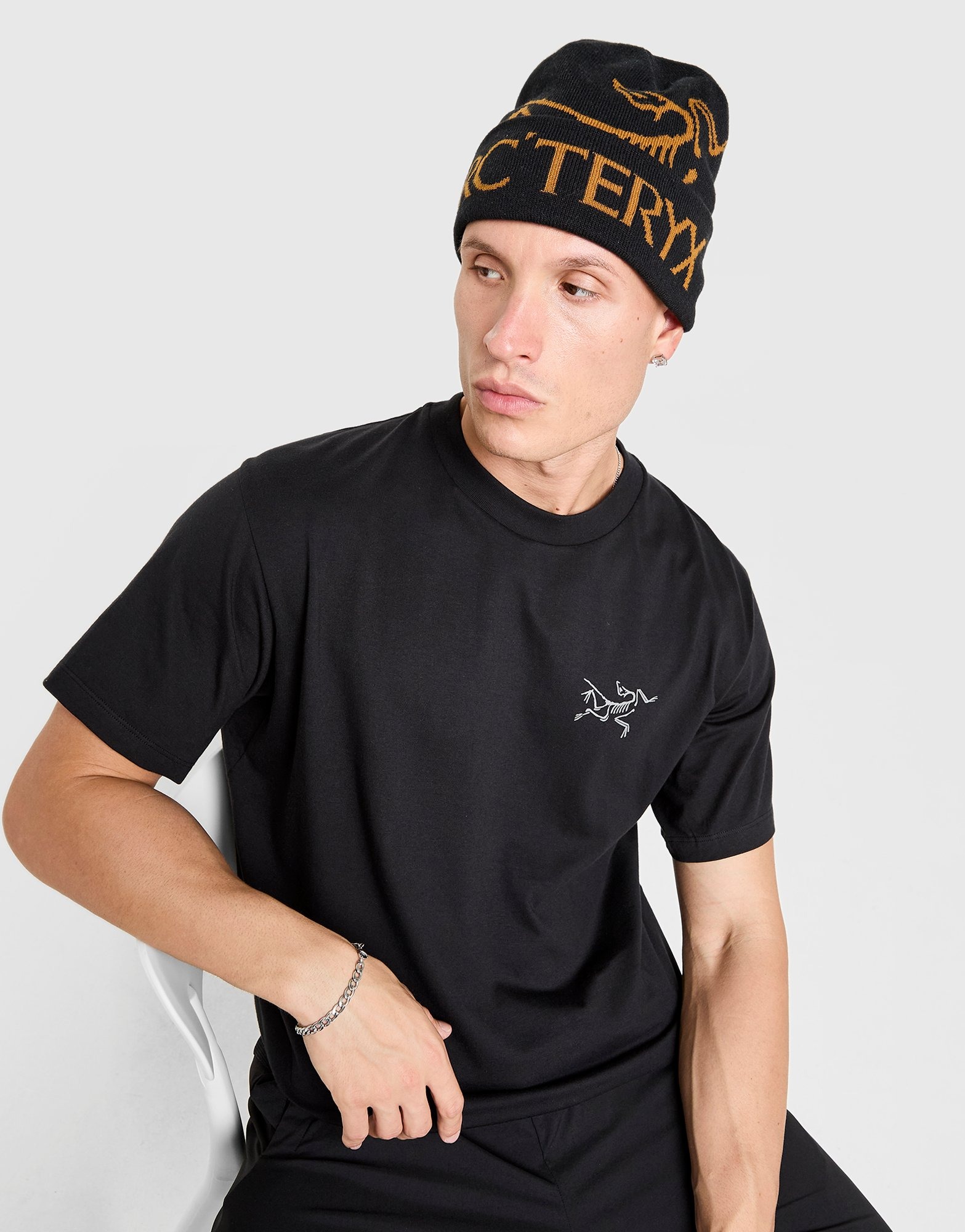 Black Arc'Teryx Bird Word Toque Beanie Hat - JD Sports Global