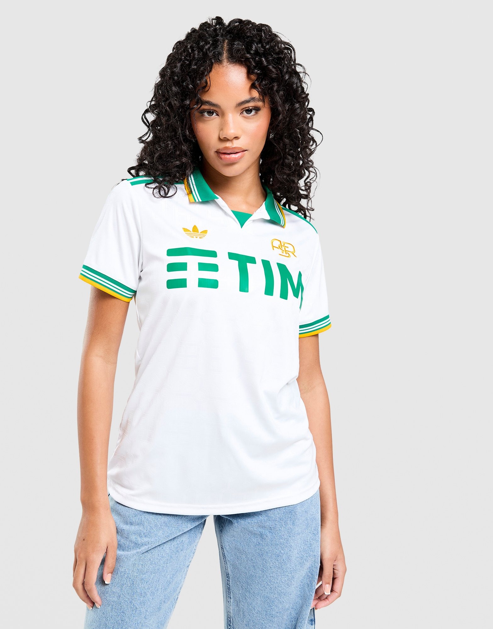 White adidas Originals AS Roma 2025/26 Third Shirt Women's - JD Sports NZ