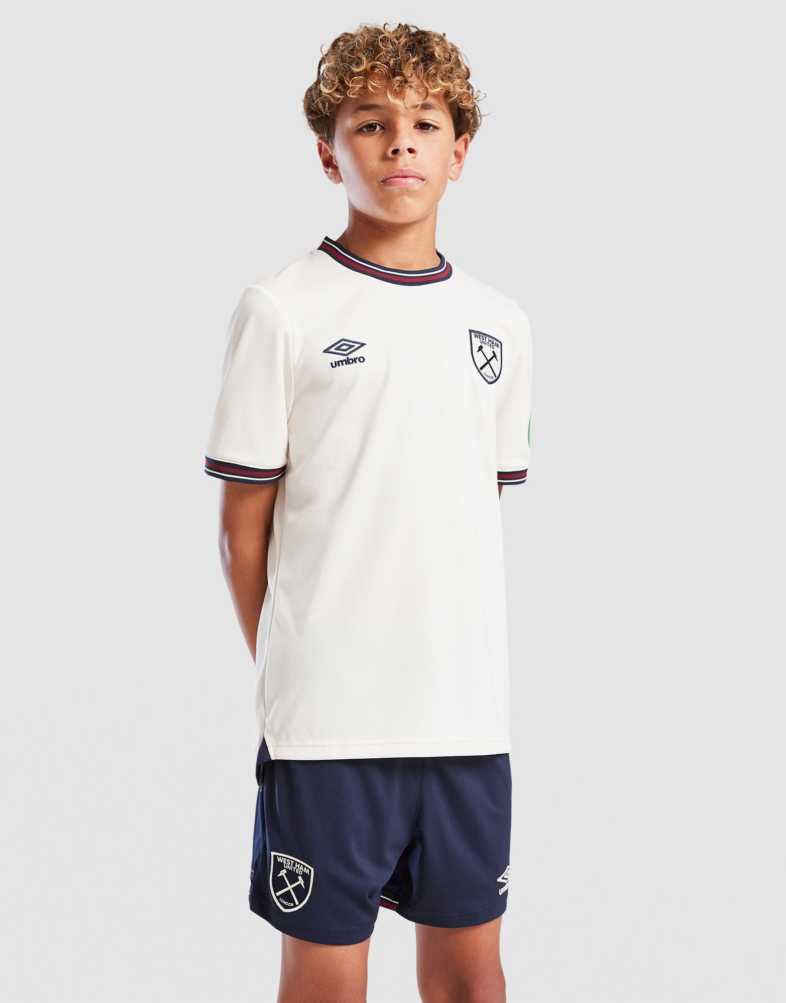 Blue Umbro West Ham United 2025/26 Away Shorts Junior JD Sports Global