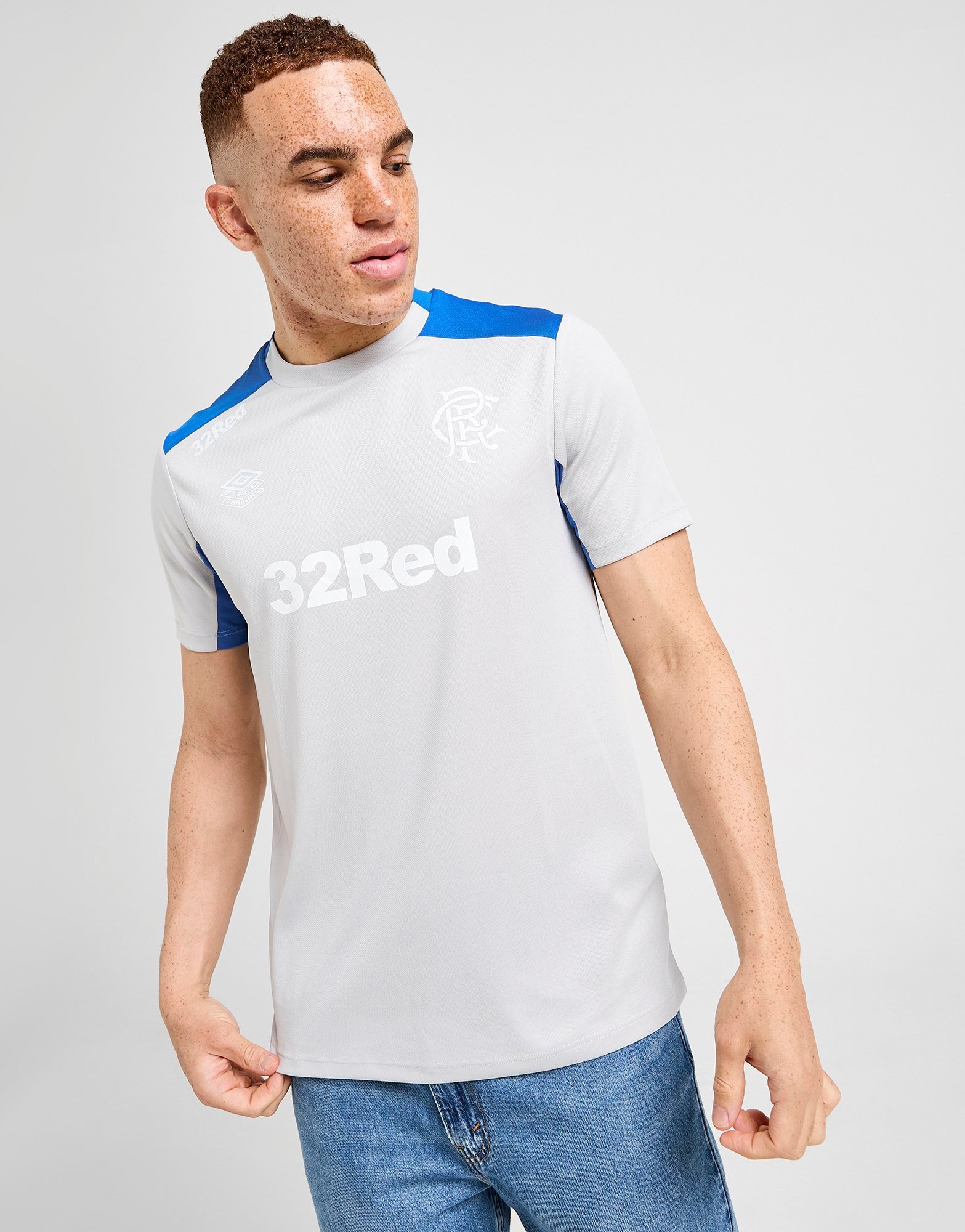 Grey Umbro Rangers FC Training T-Shirt - JD Sports NZ