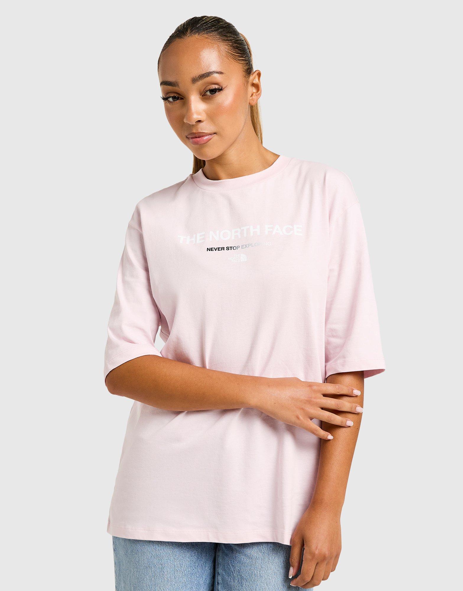 Pink The North Face Gradient Oversized T-Shirt - JD Sports